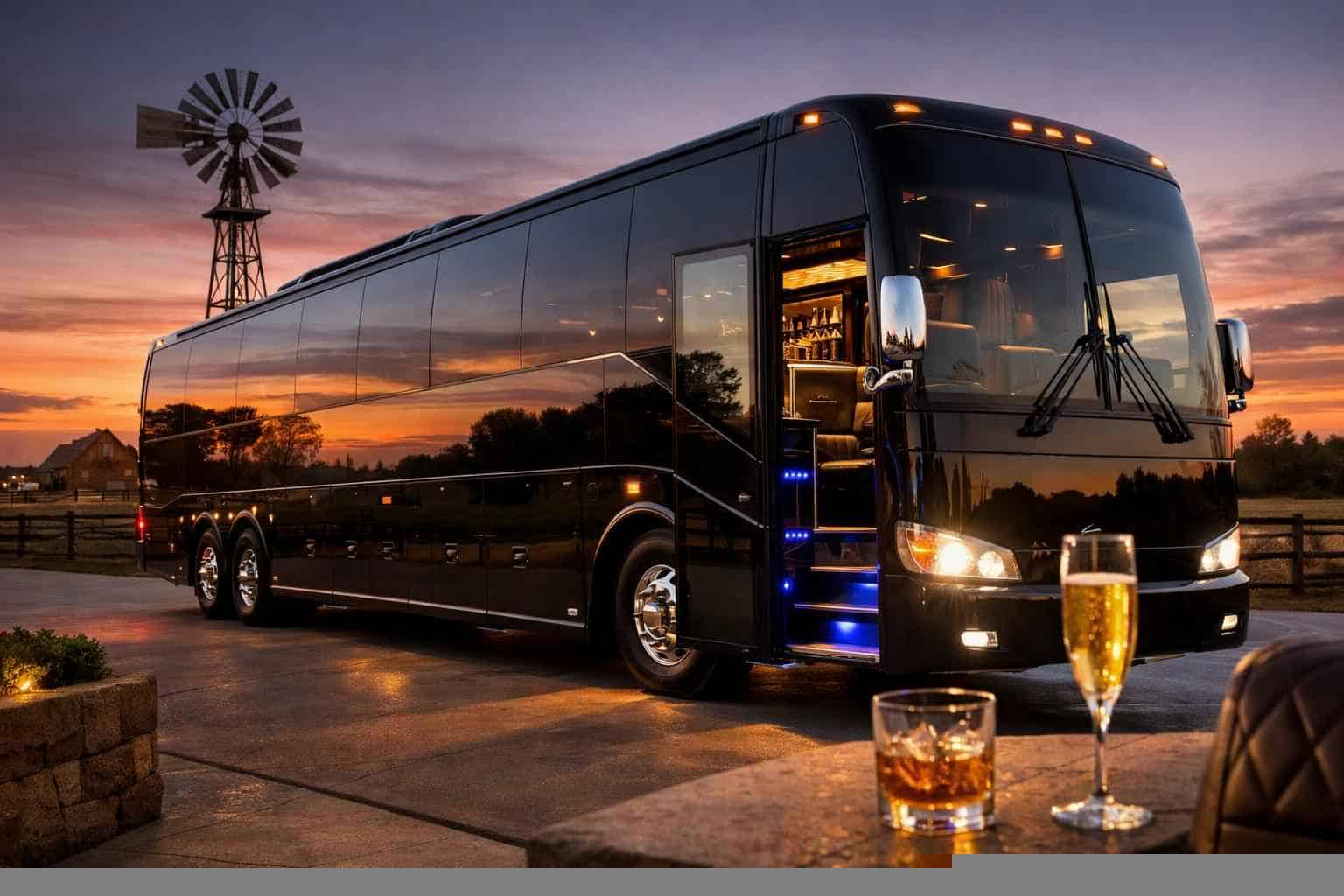 Luxury Bus Rentals in Burleson TX