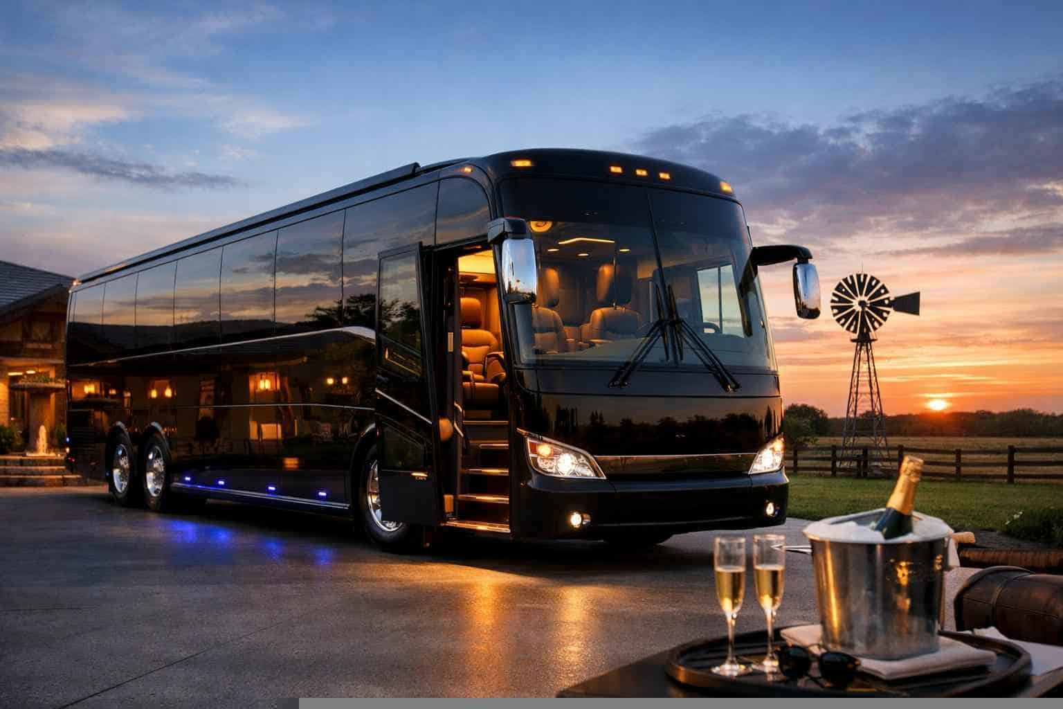 Luxury Bus Rentals in Crowley TX