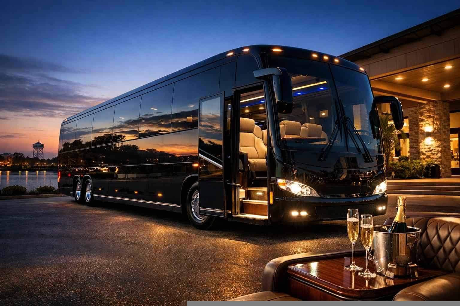 Luxury Bus Rentals in Saginaw TX