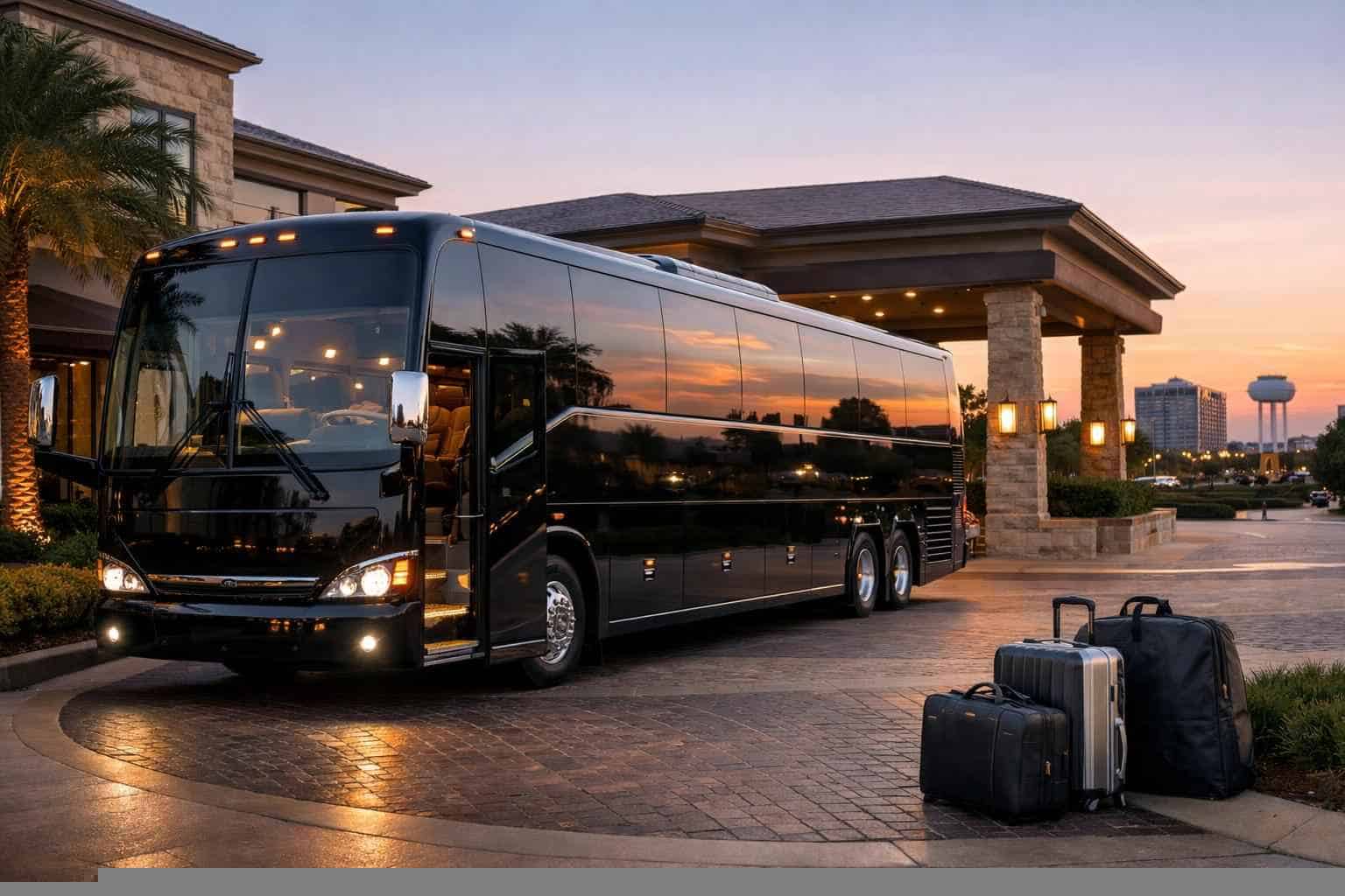Charter Bus Rental In Bedford Texas Luxury Charter Bus Rentals in Bedford TX