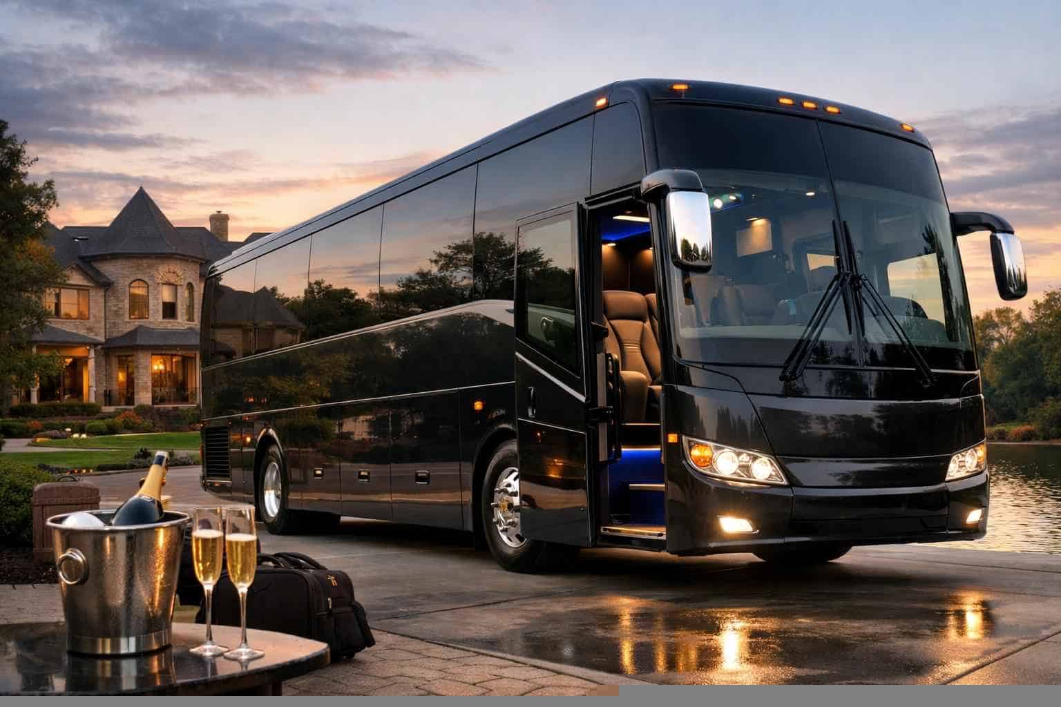 Luxury Charter Bus Rentals in Colleyville TX