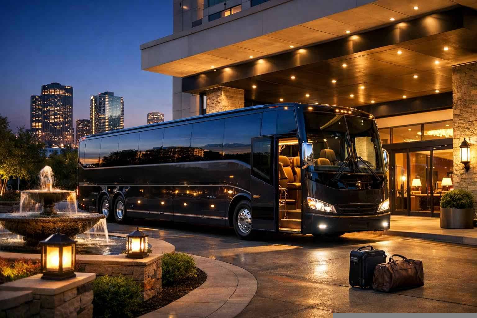 Luxury Charter Bus Rentals in Haltom City TX