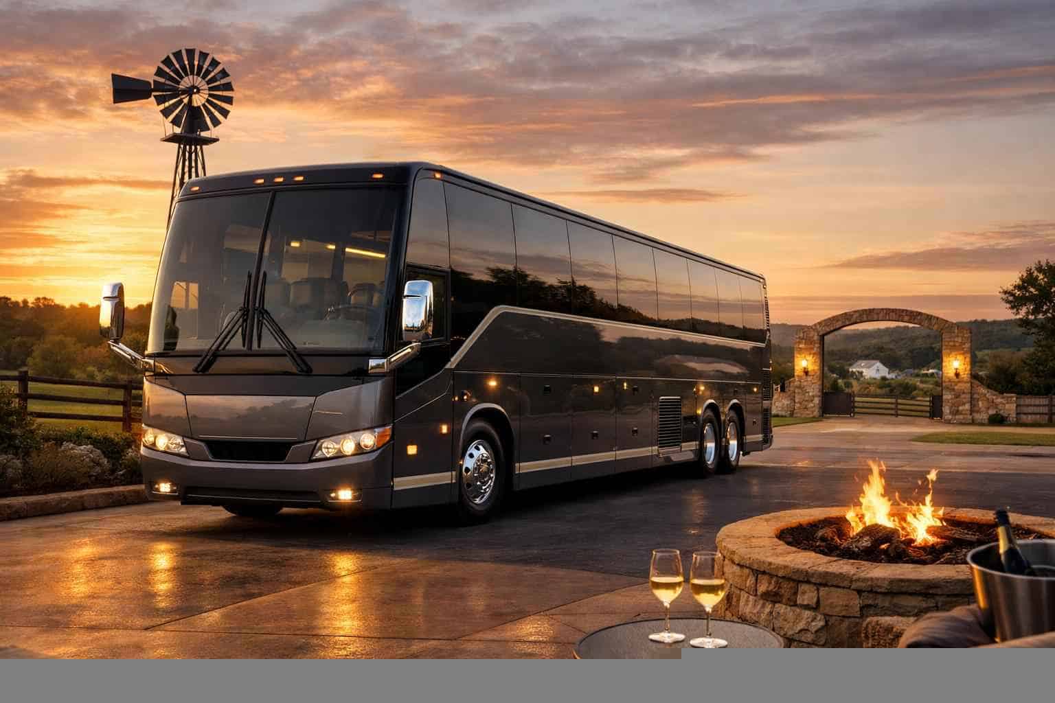 Luxury Charter Bus Rentals in Weatherford TX