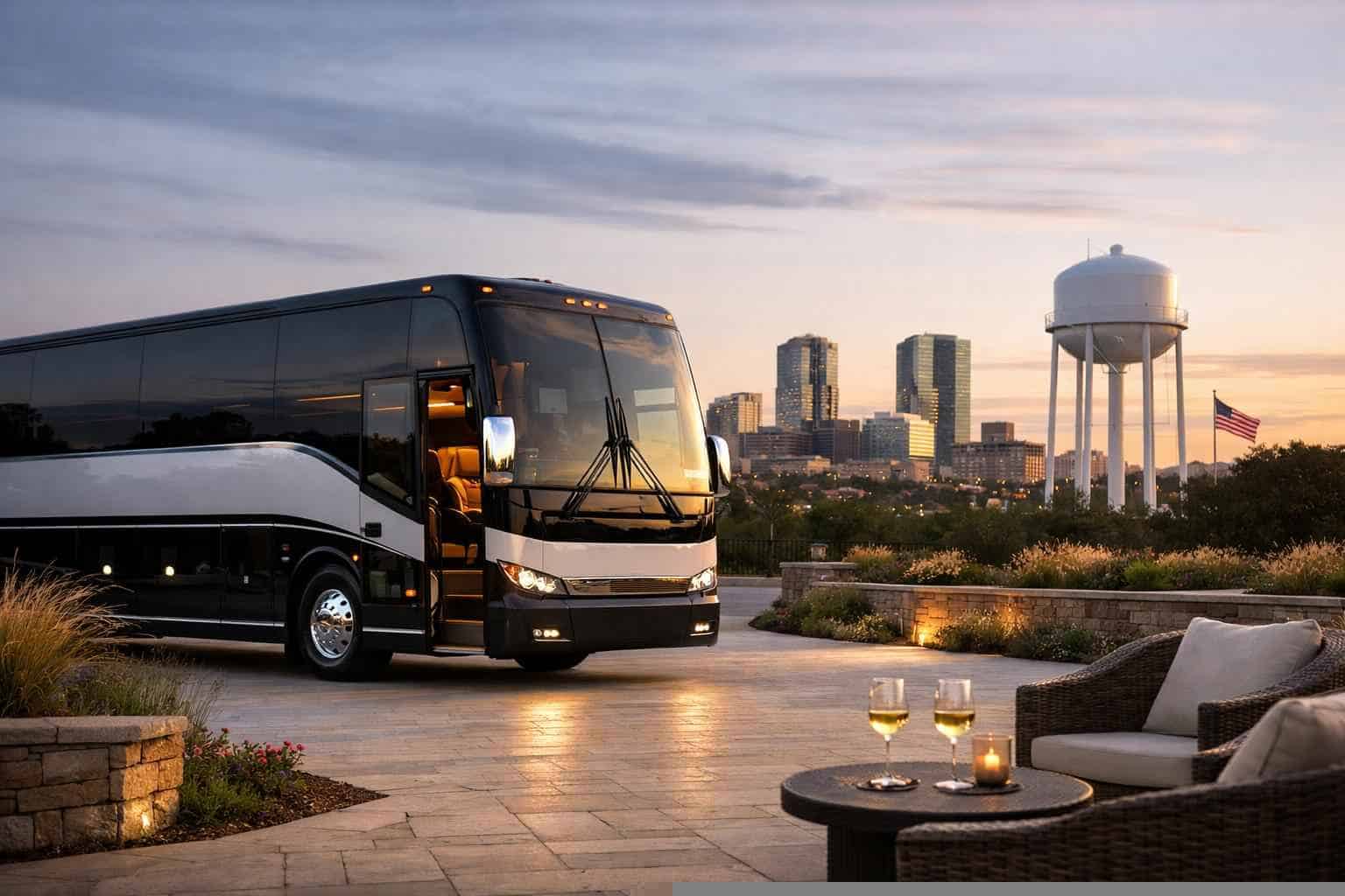 Luxury Charter Bus Rentals in White Settlement TX