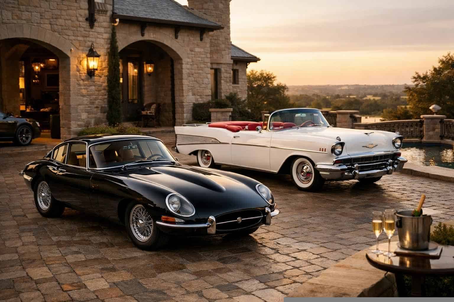 Classic Car Chauffeur Service In Keller Texas Luxury Classic Car Rentals in Keller TX