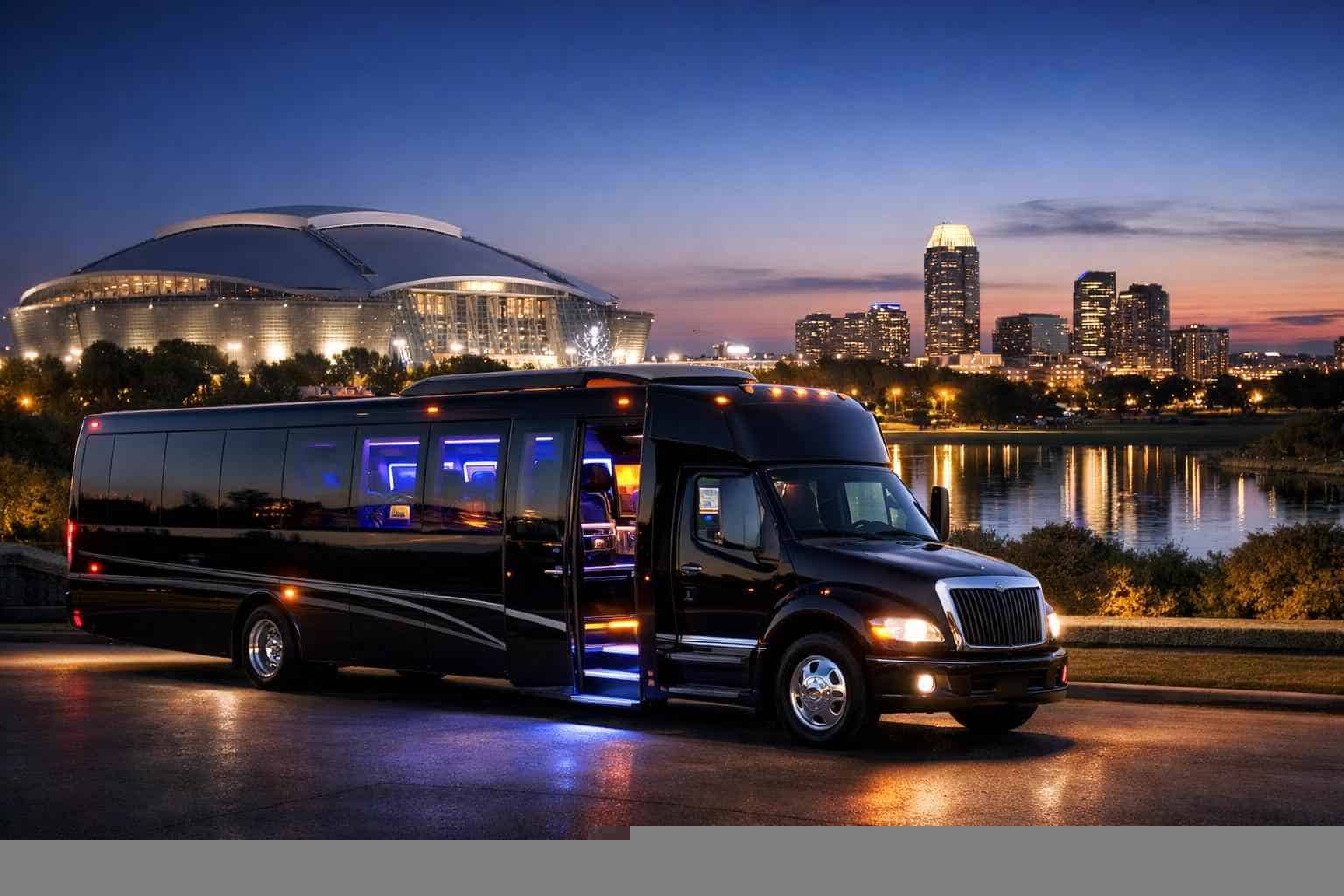 Luxury Limo Bus Rentals in Arlington TX