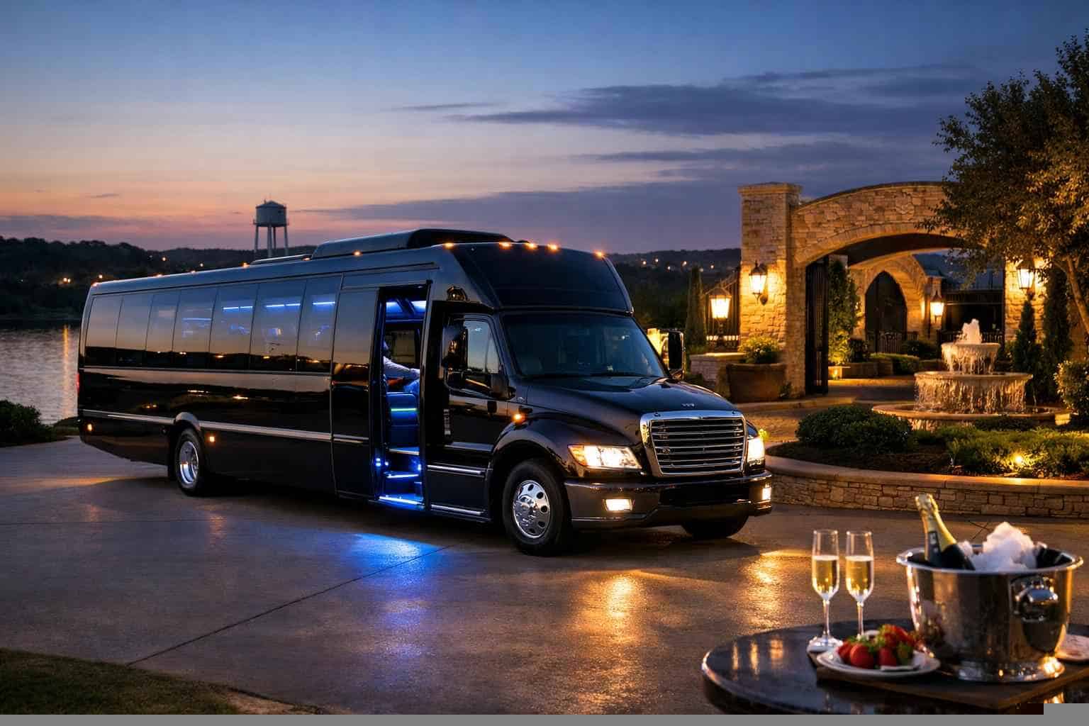 Luxury Limo Bus Rentals in Benbrook TX