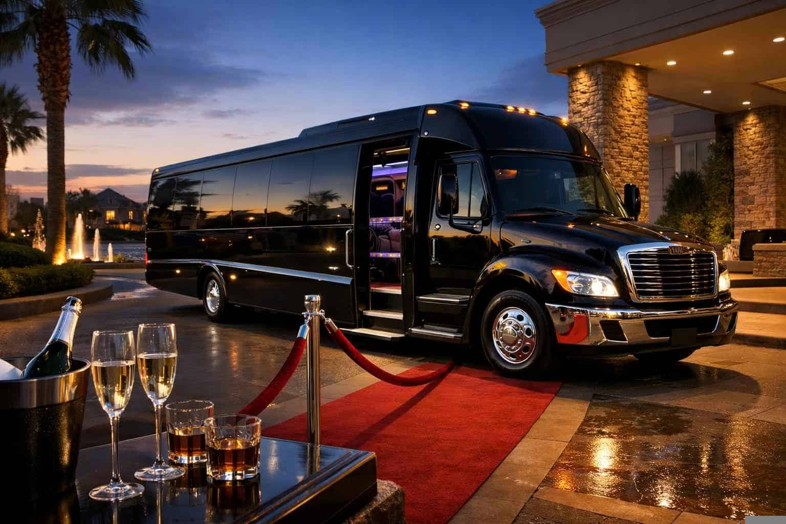 Luxury Limo Bus Rentals in Colleyville TX