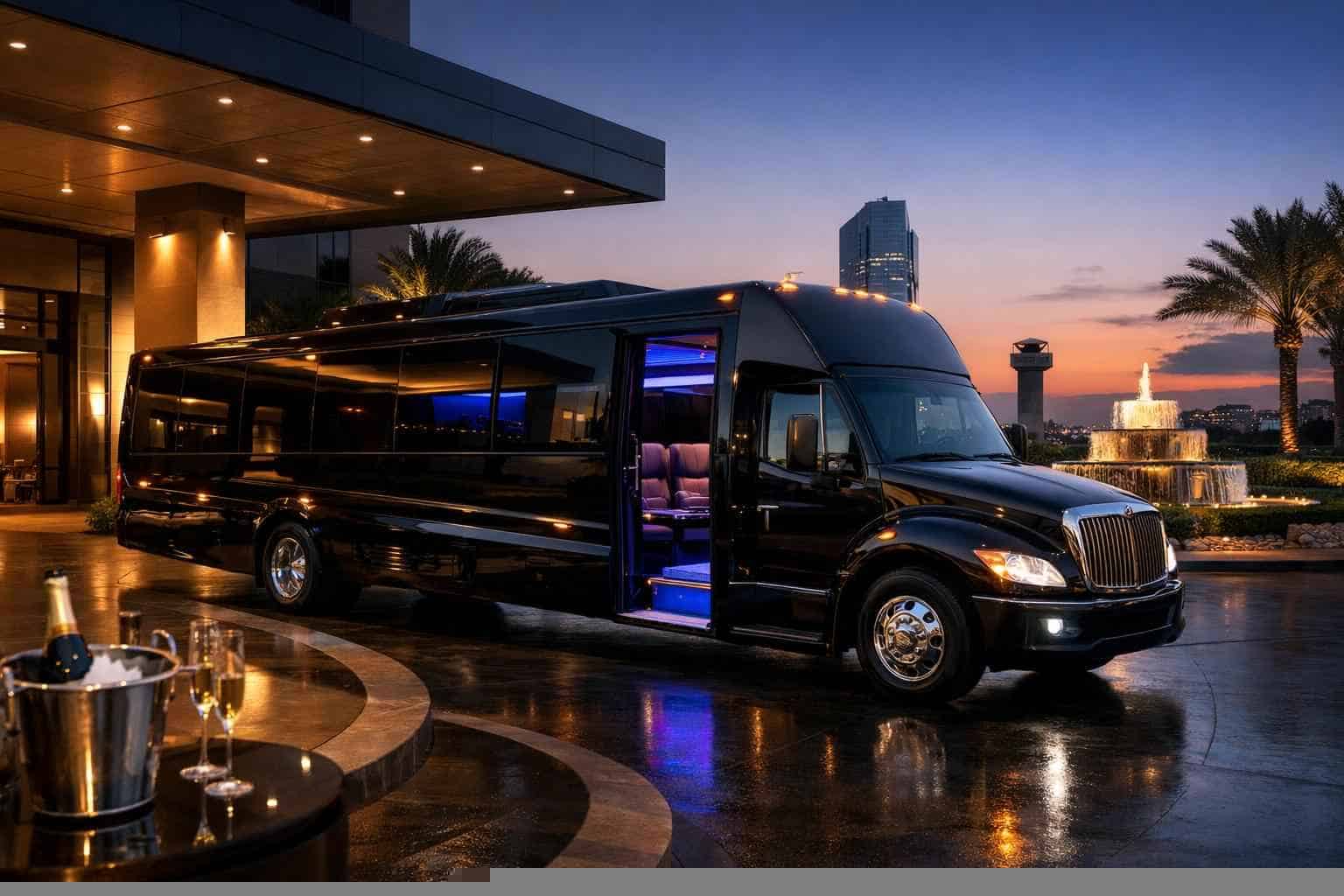 Luxury Limo Bus Rentals in Euless TX