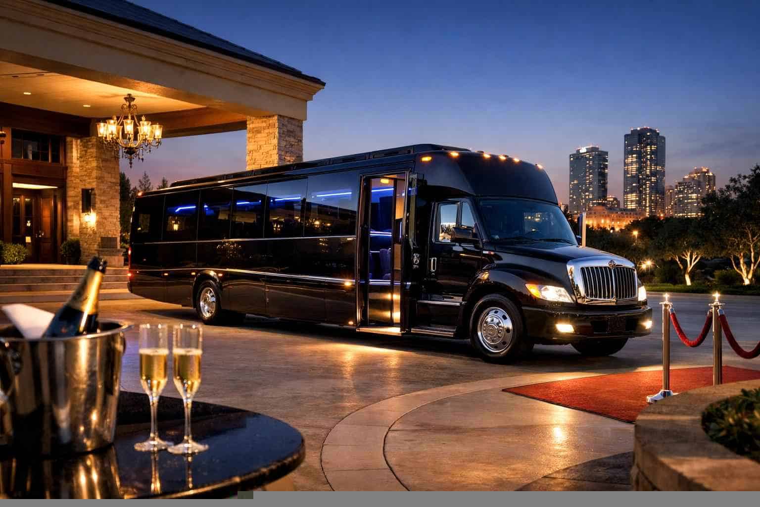 Luxury Limo Bus Rentals in Hurst TX