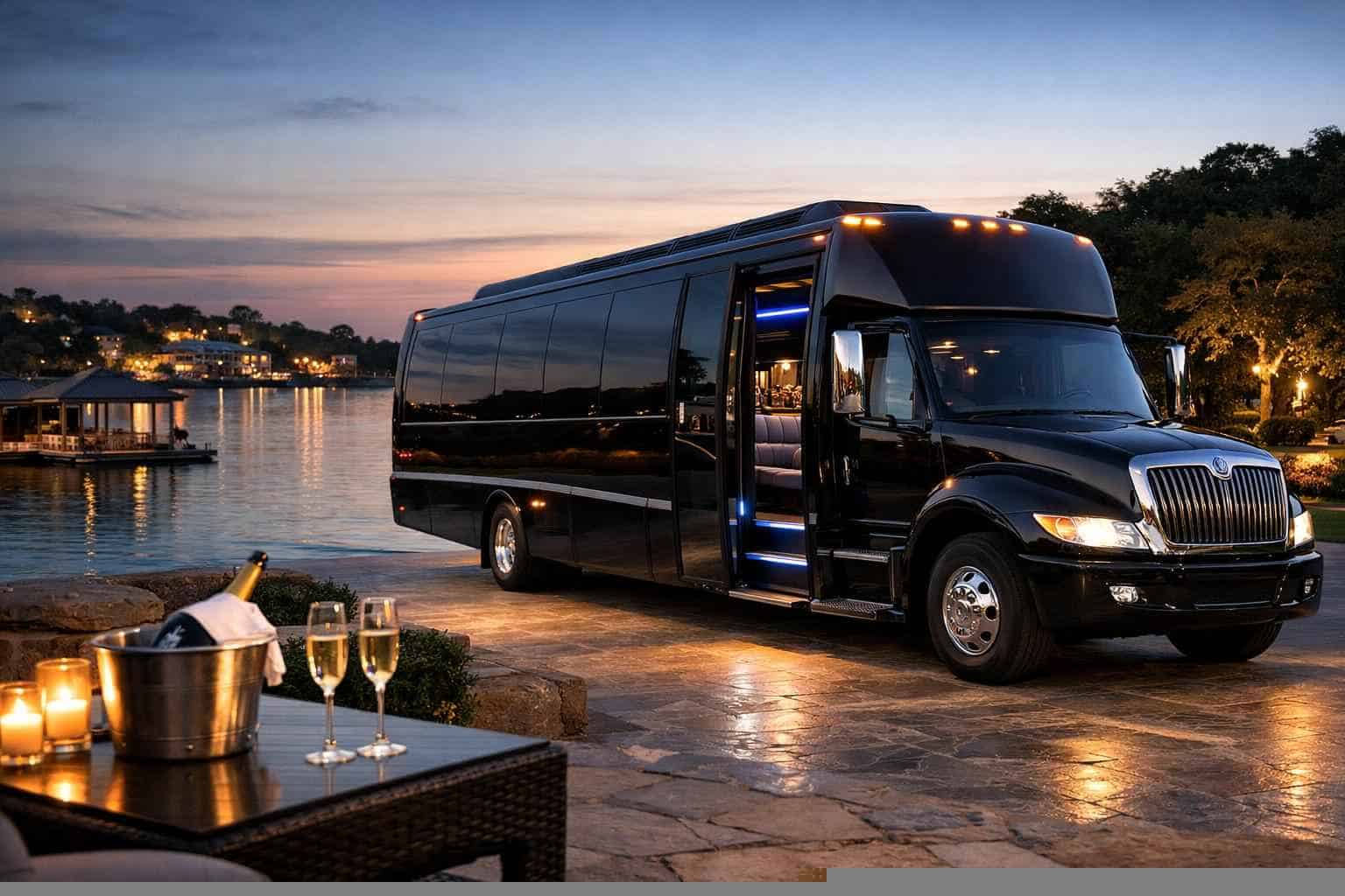 Luxury Limo Bus Rentals in Lake Worth TX