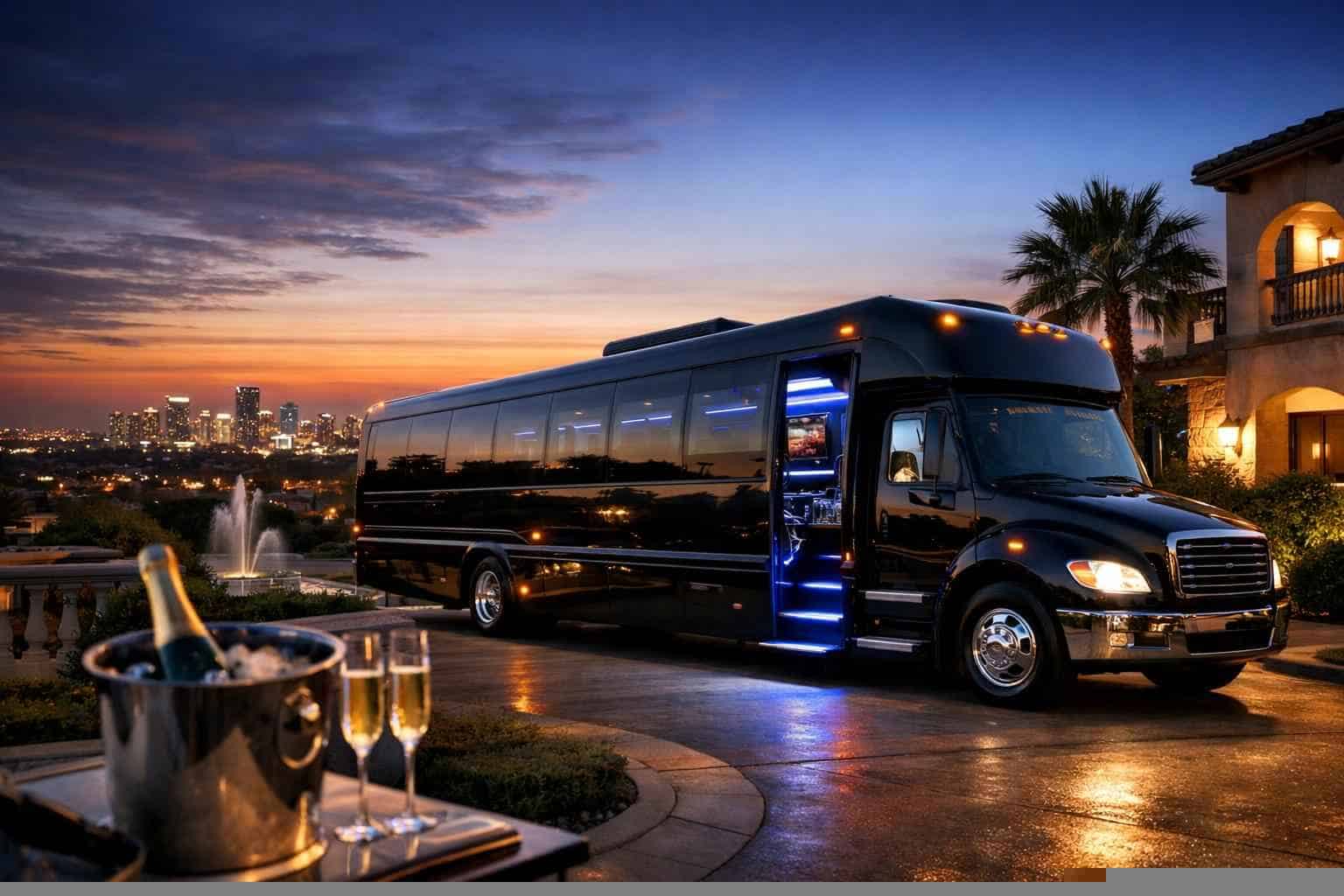 Luxury Limo Bus Rentals in North Richland Hills TX