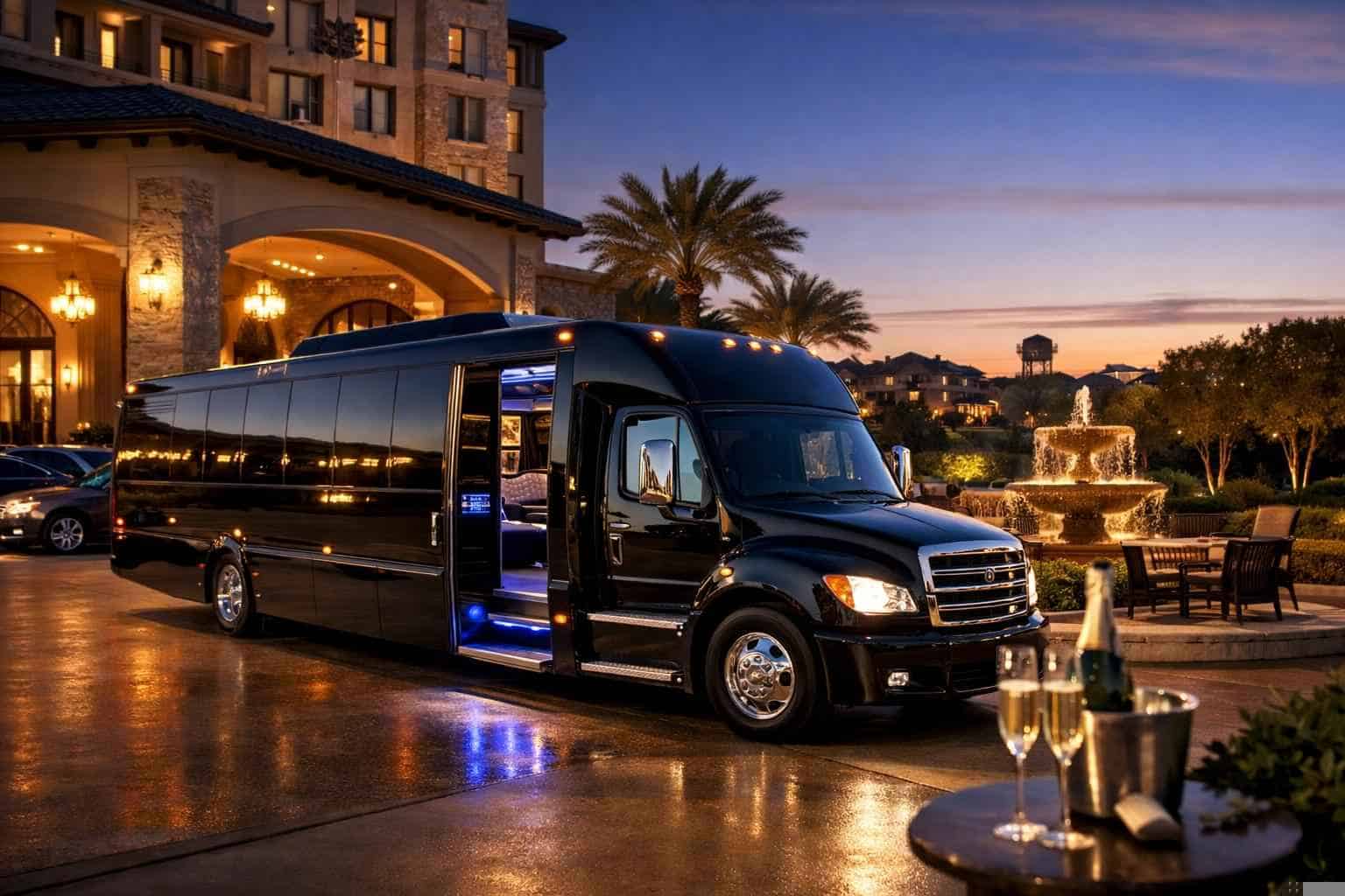 Luxury Limo Bus Rentals in Southlake TX