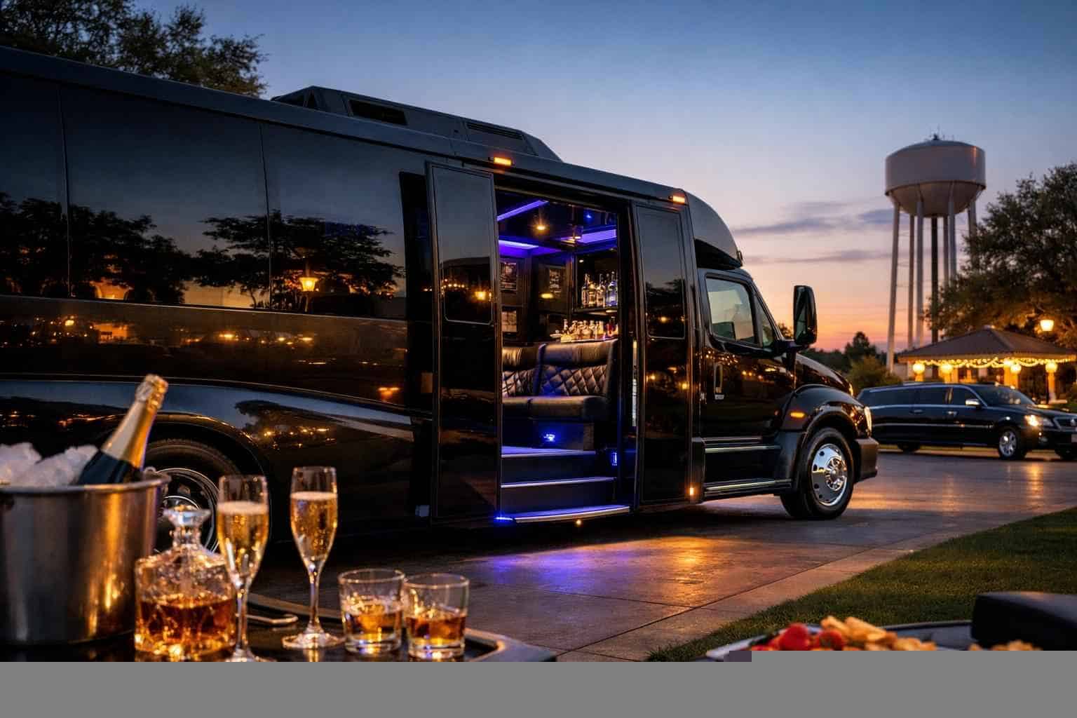 Luxury Party Bus Rentals in Burleson TX