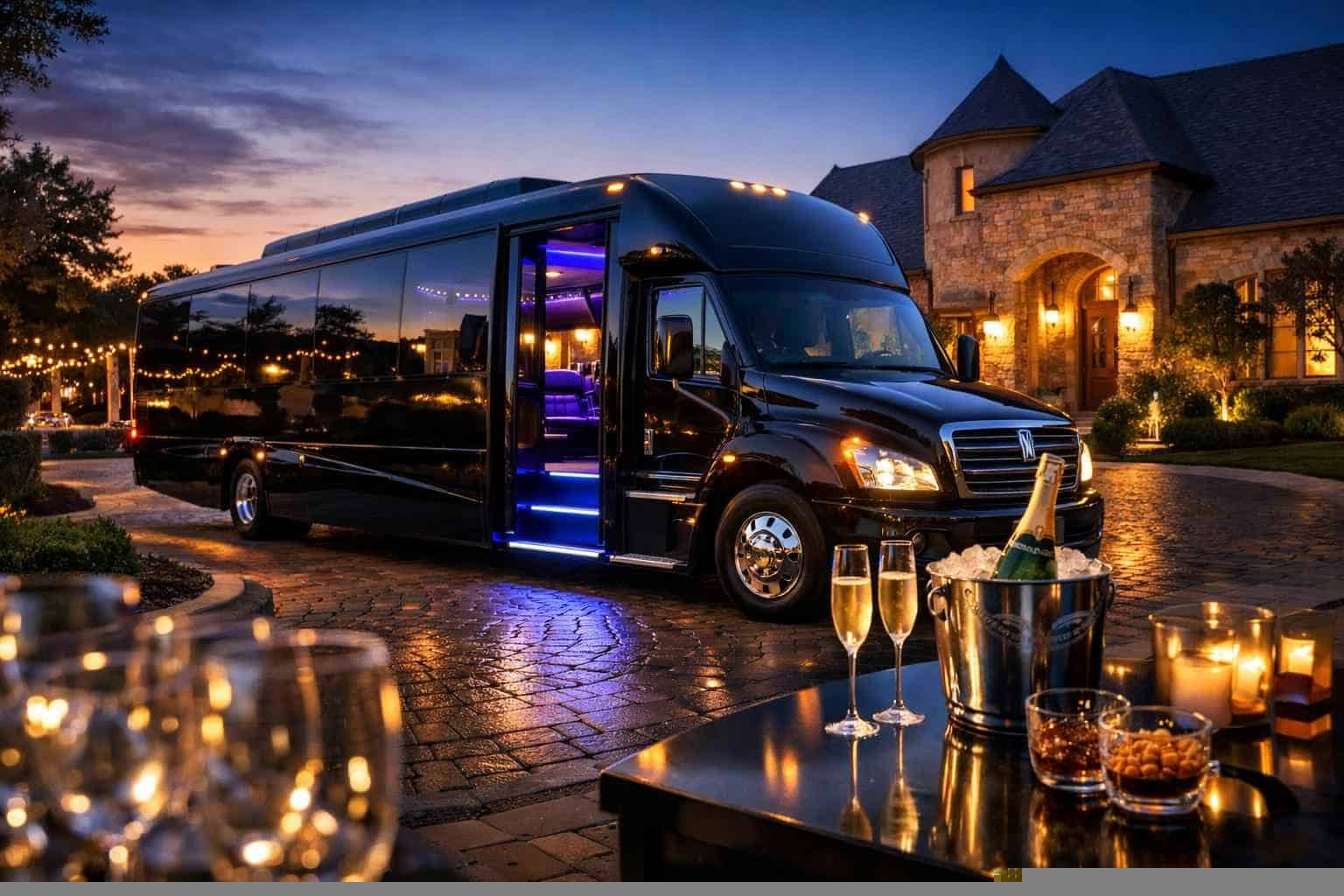 Luxury Party Bus Rentals in Colleyville TX