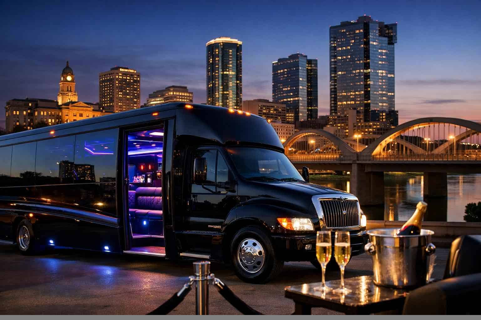 Luxury Party Bus Rentals in Fort Worth TX