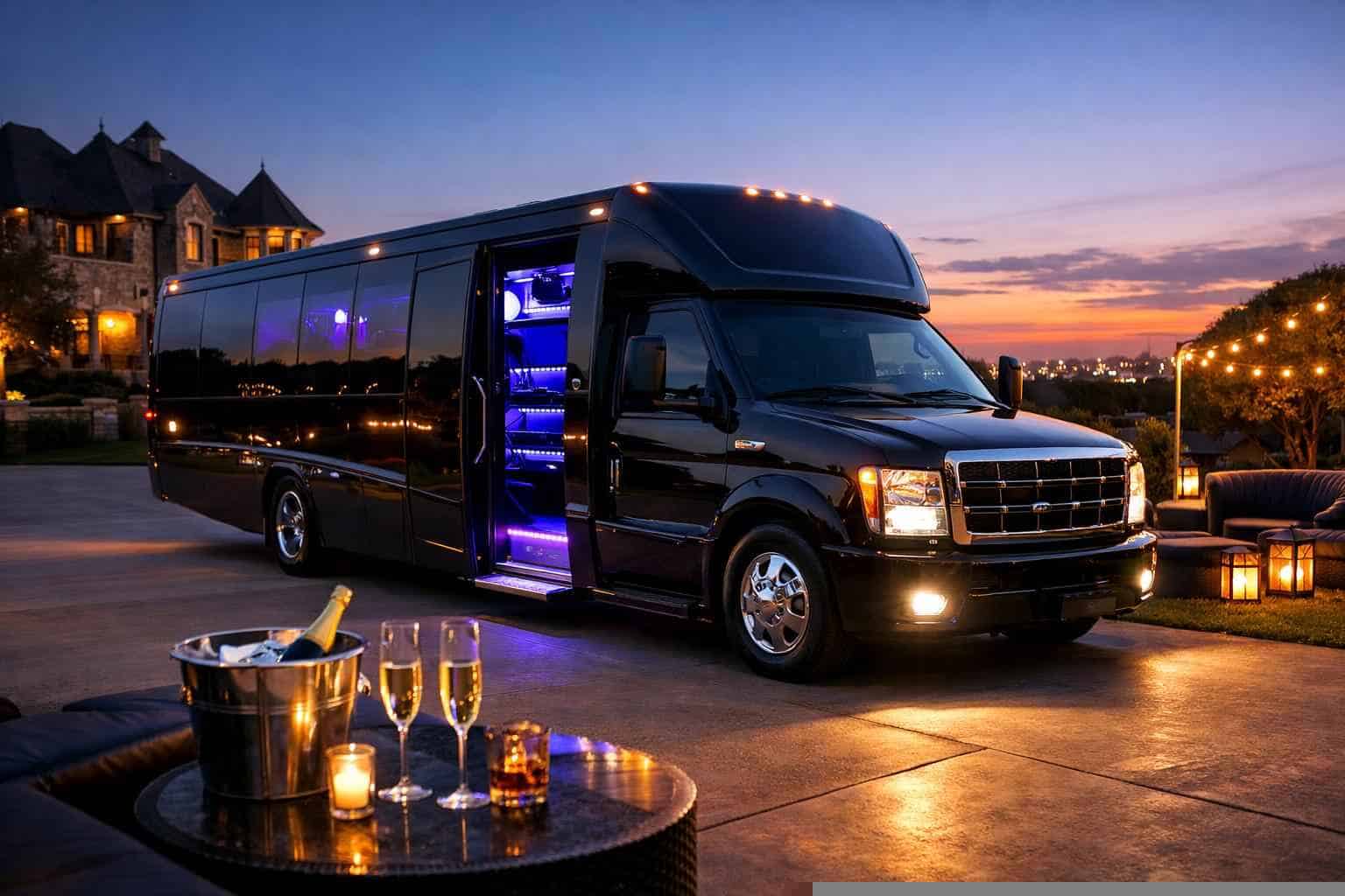 Luxury Party Bus Rentals in Keller TX