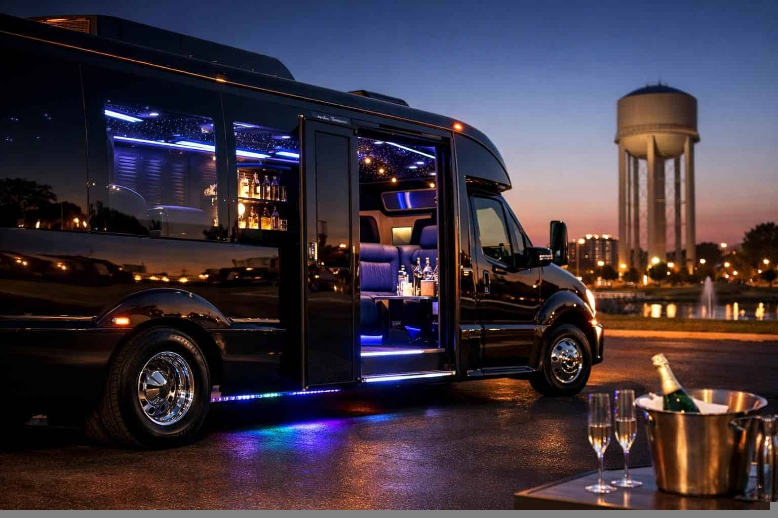 Luxury Party Bus Rentals in Mansfield TX