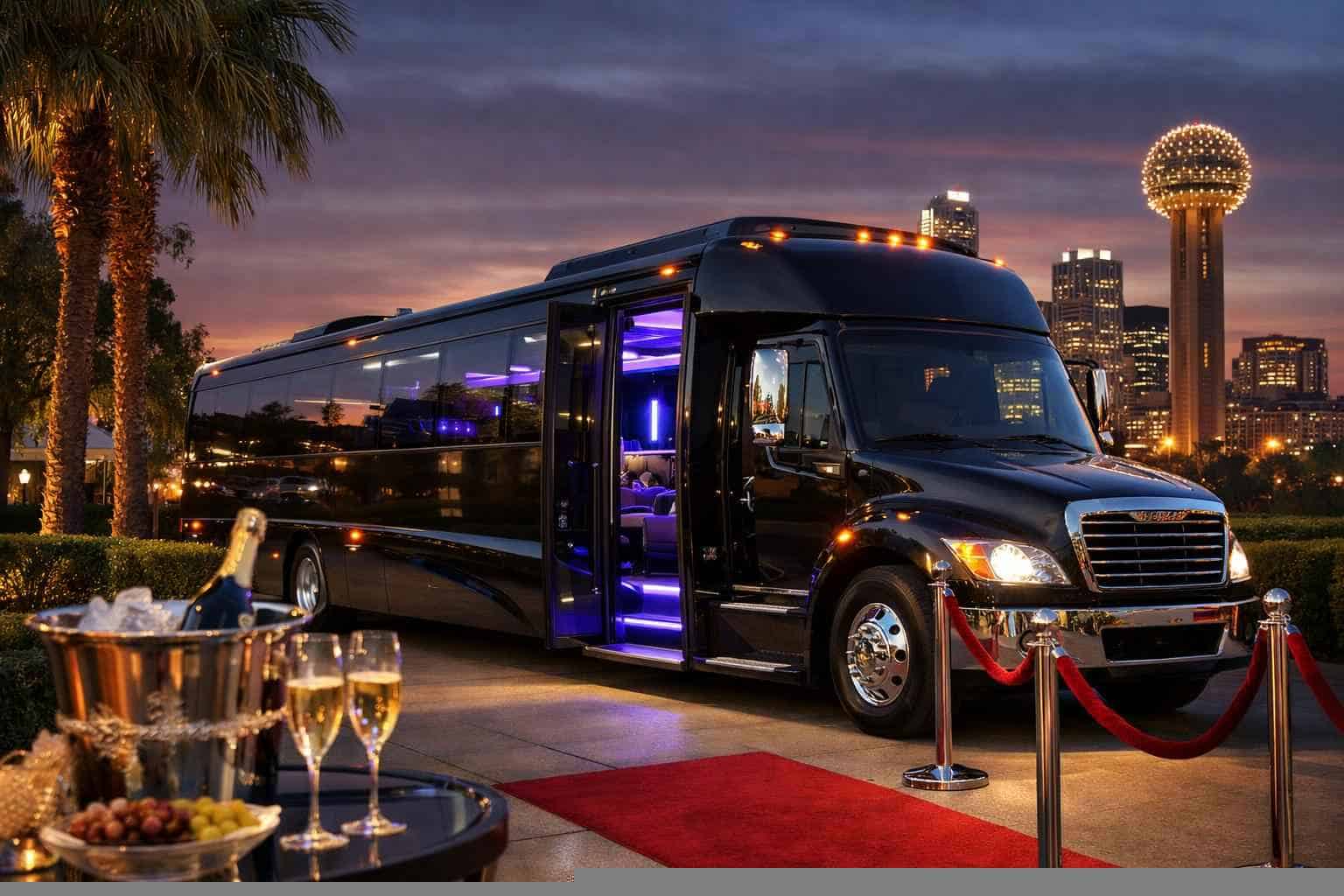 Luxury Party Bus Rentals in North Richland Hills TX