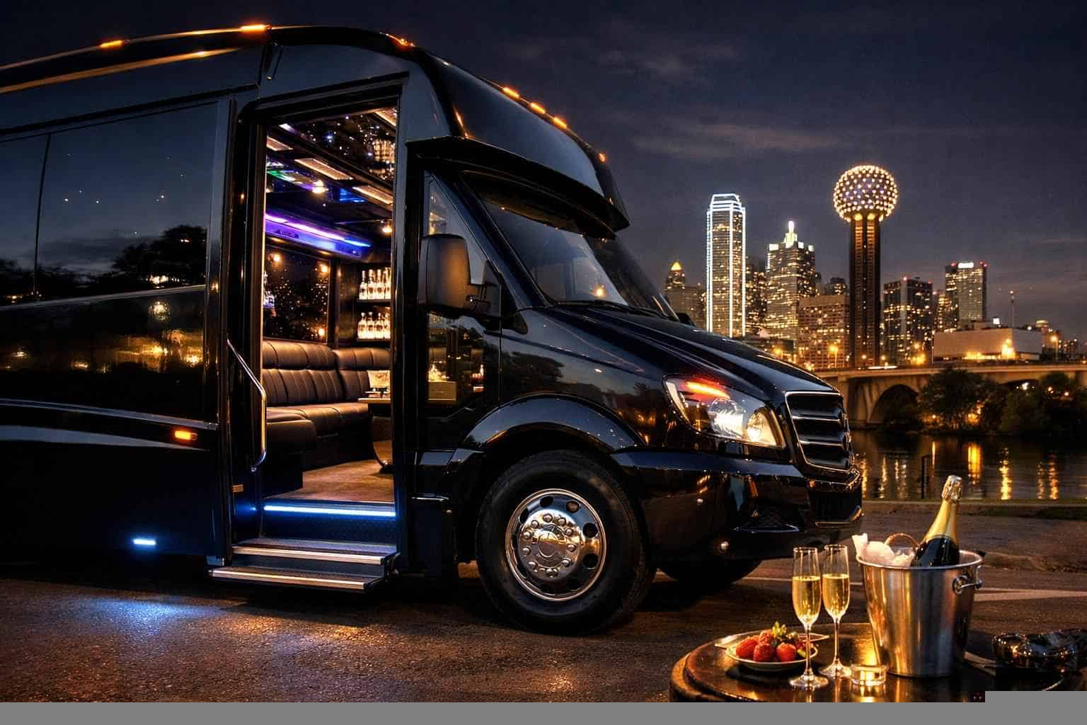 Luxury Party Bus Rentals in Saginaw TX