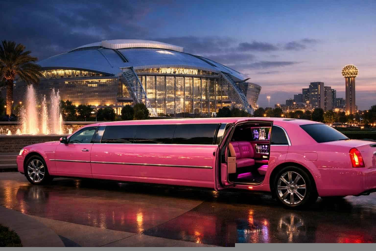 Pink Limo Rental In Arlington Texas Luxury Pink Limo Rentals in Arlington TX