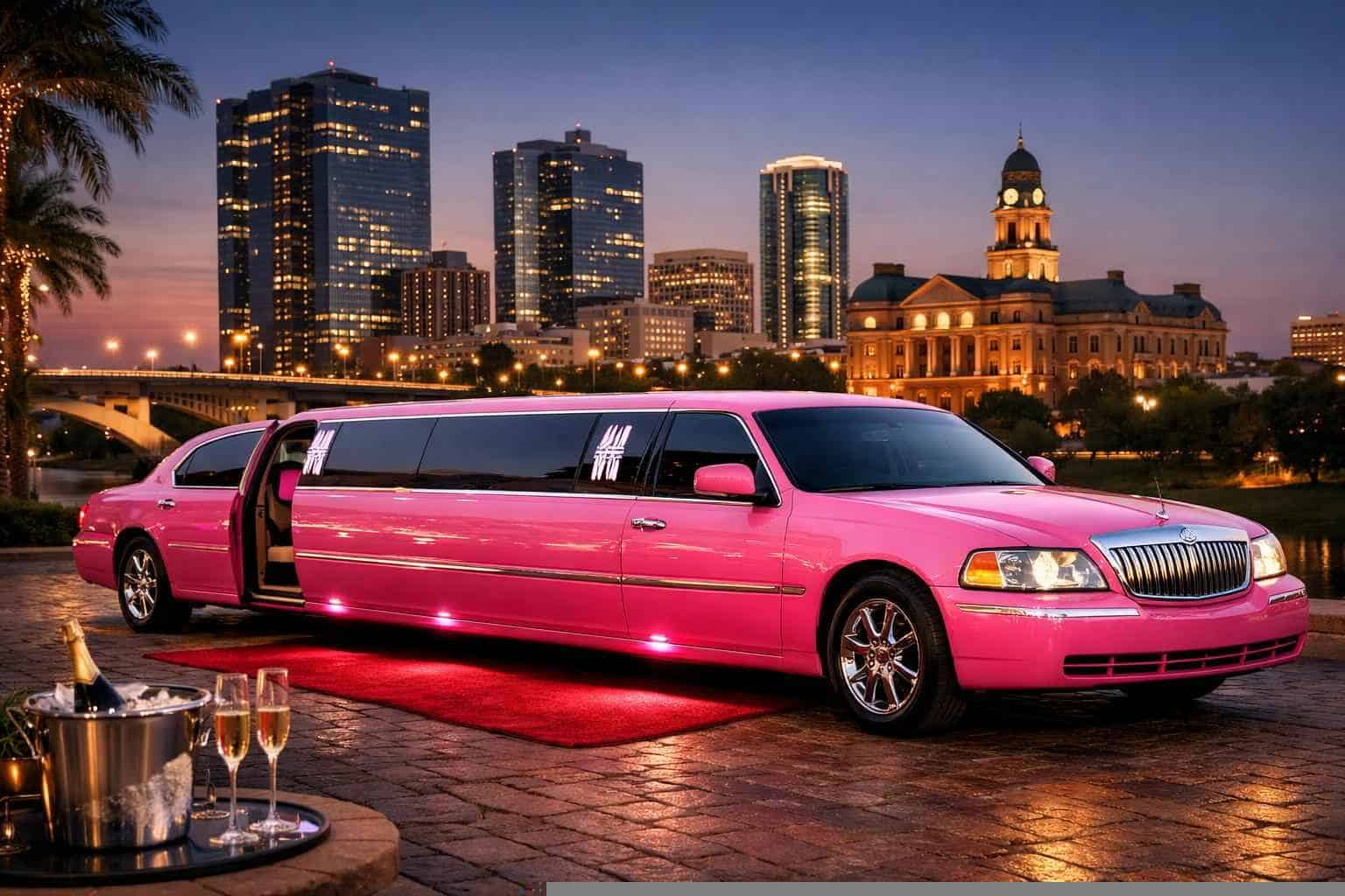 Pink Limo Rental In Fort Worth Texas Luxury Pink Limo Rentals in Fort Worth TX