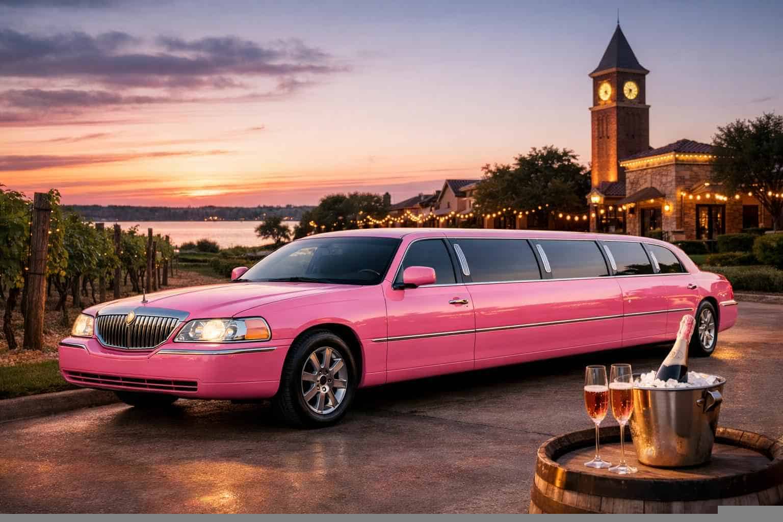 Pink Limo Rental In Grapevine Texas Luxury Pink Limo Rentals in Grapevine TX
