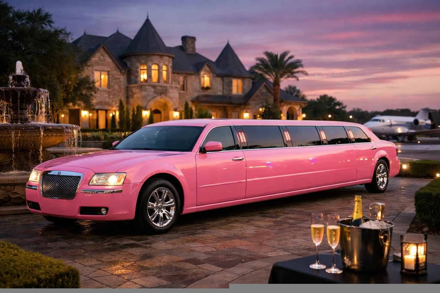 Pink Limo Rental In Keller Texas Luxury Pink Limo Rentals in Keller TX
