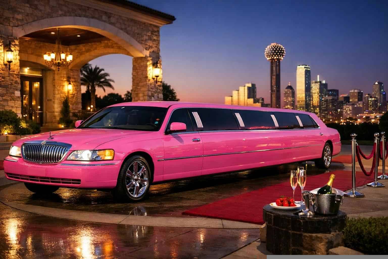 Pink Limo Rental In North Richland Hills Texas Luxury Pink Limo Rentals In North Richland Hills TX