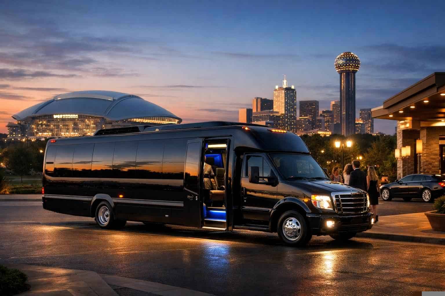 Luxury Shuttle Bus Rentals in Arlington TX
