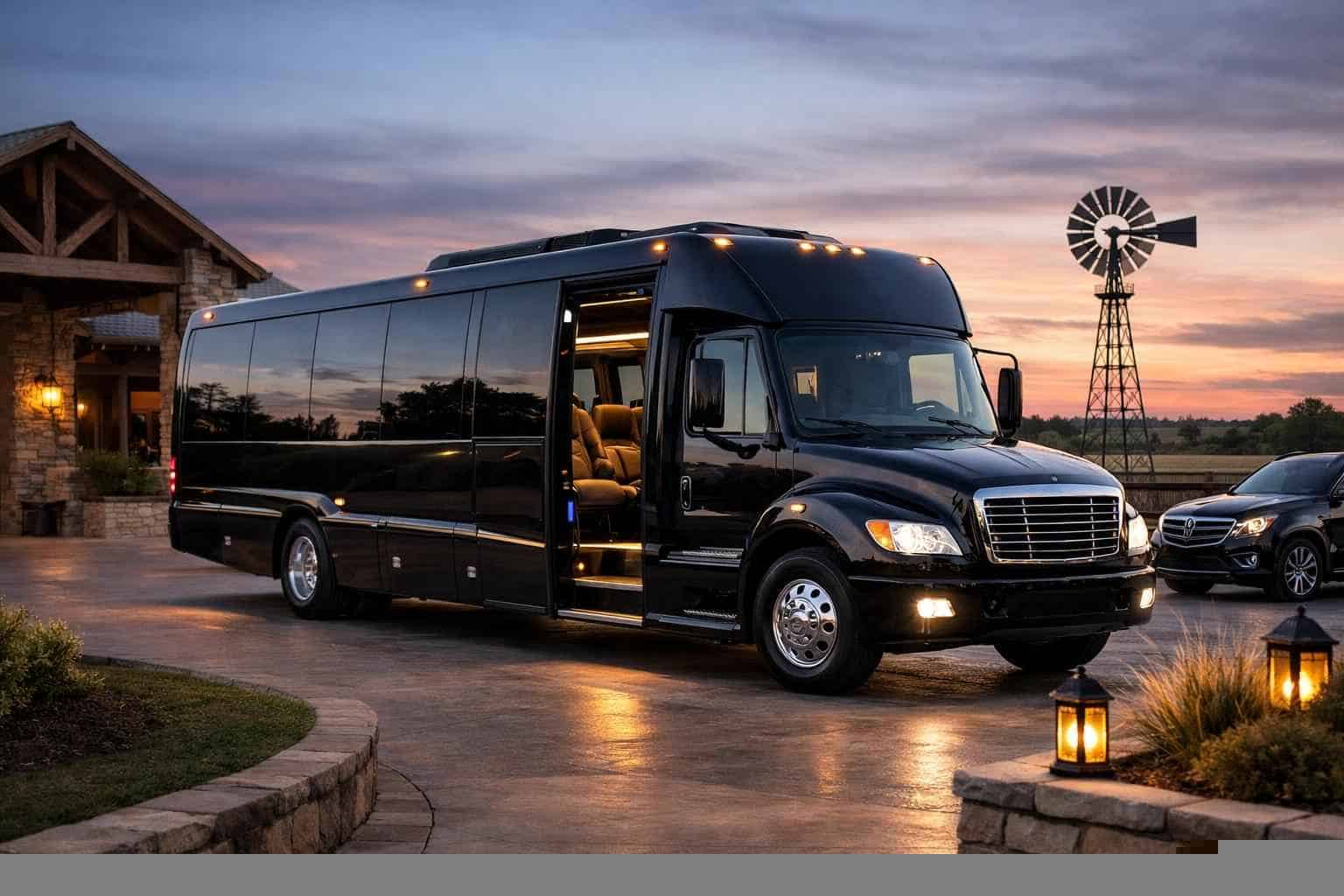 Luxury Shuttle Bus Rentals in Burleson TX
