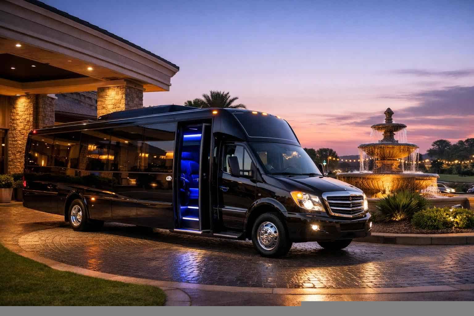 Luxury Shuttle Bus Rentals in Crowley TX