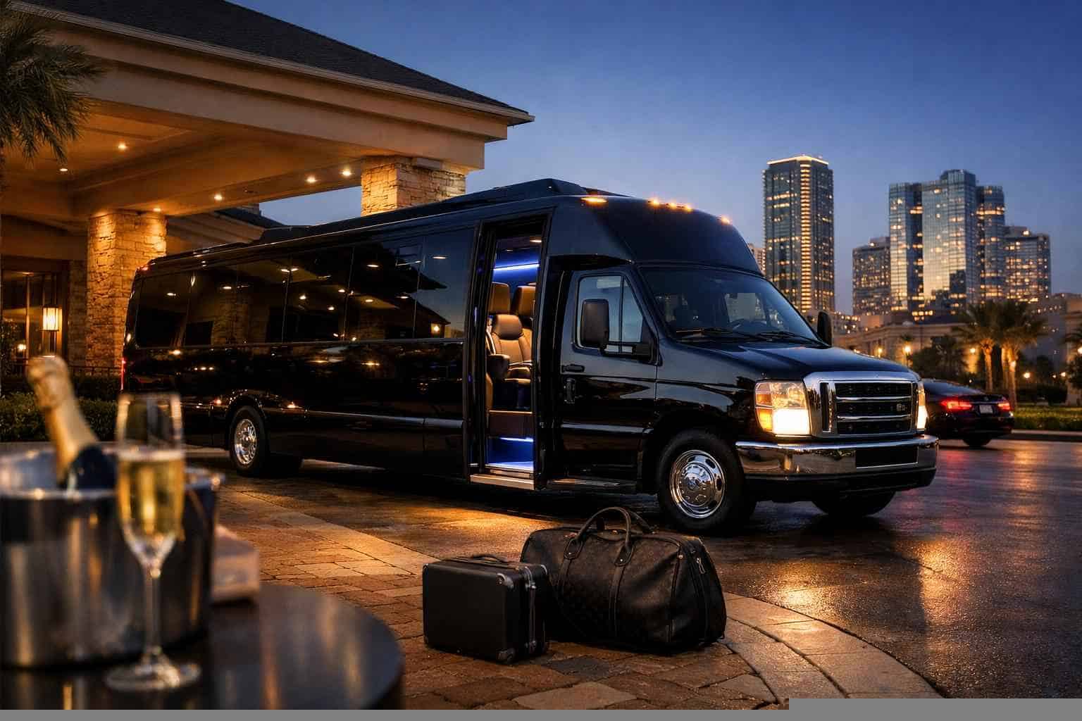 Luxury Shuttle Bus Rentals in Haltom City TX