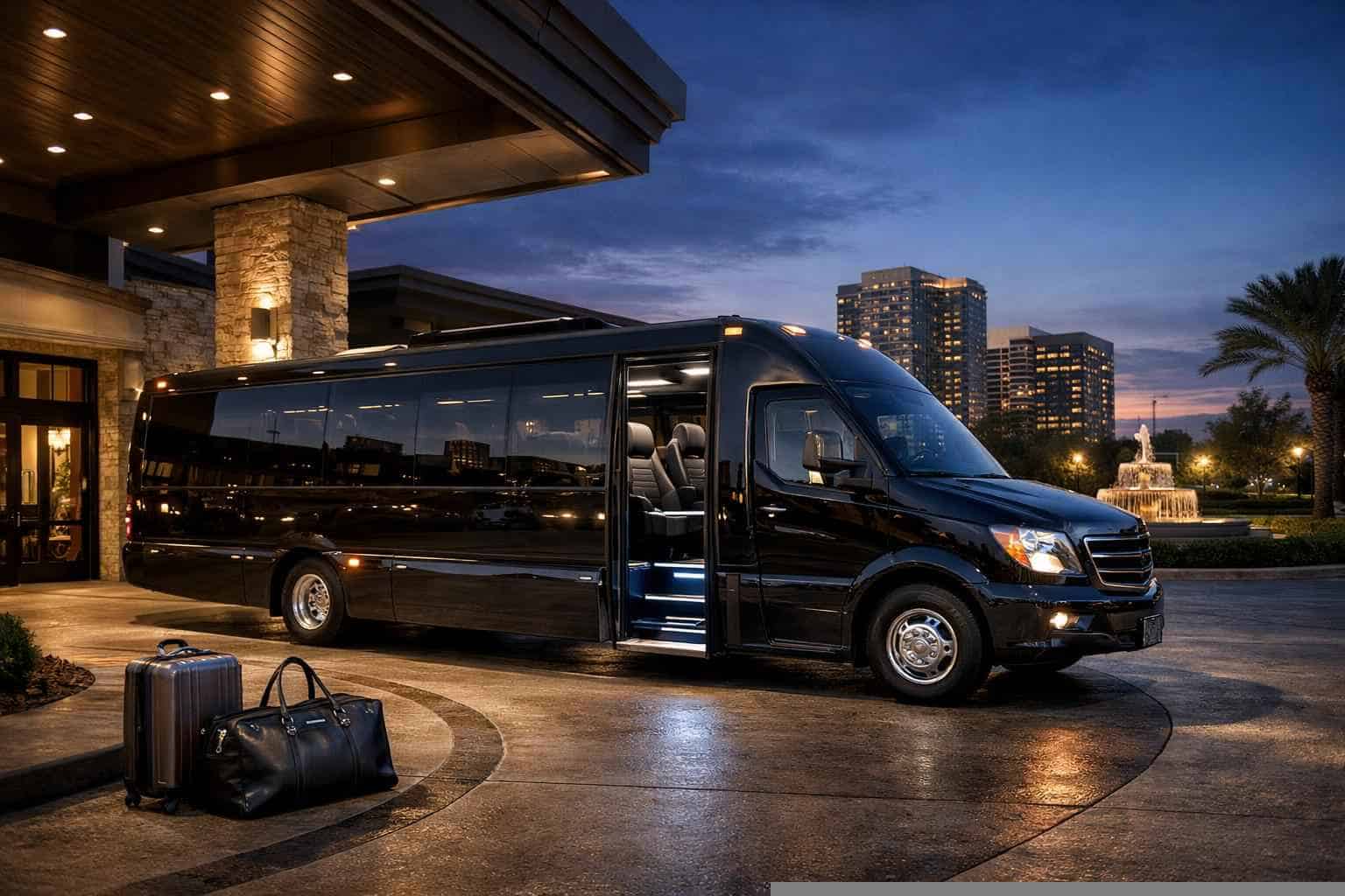 Luxury Shuttle Bus Rentals In Hurst TX
