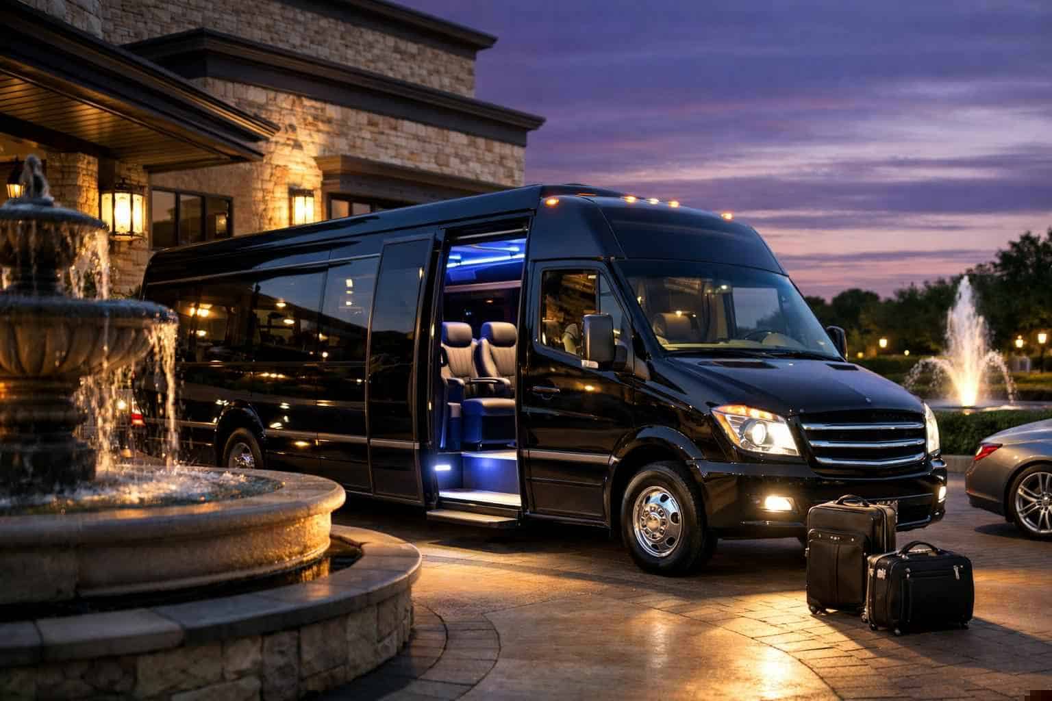 Luxury Shuttle Bus Rentals in Keller TX