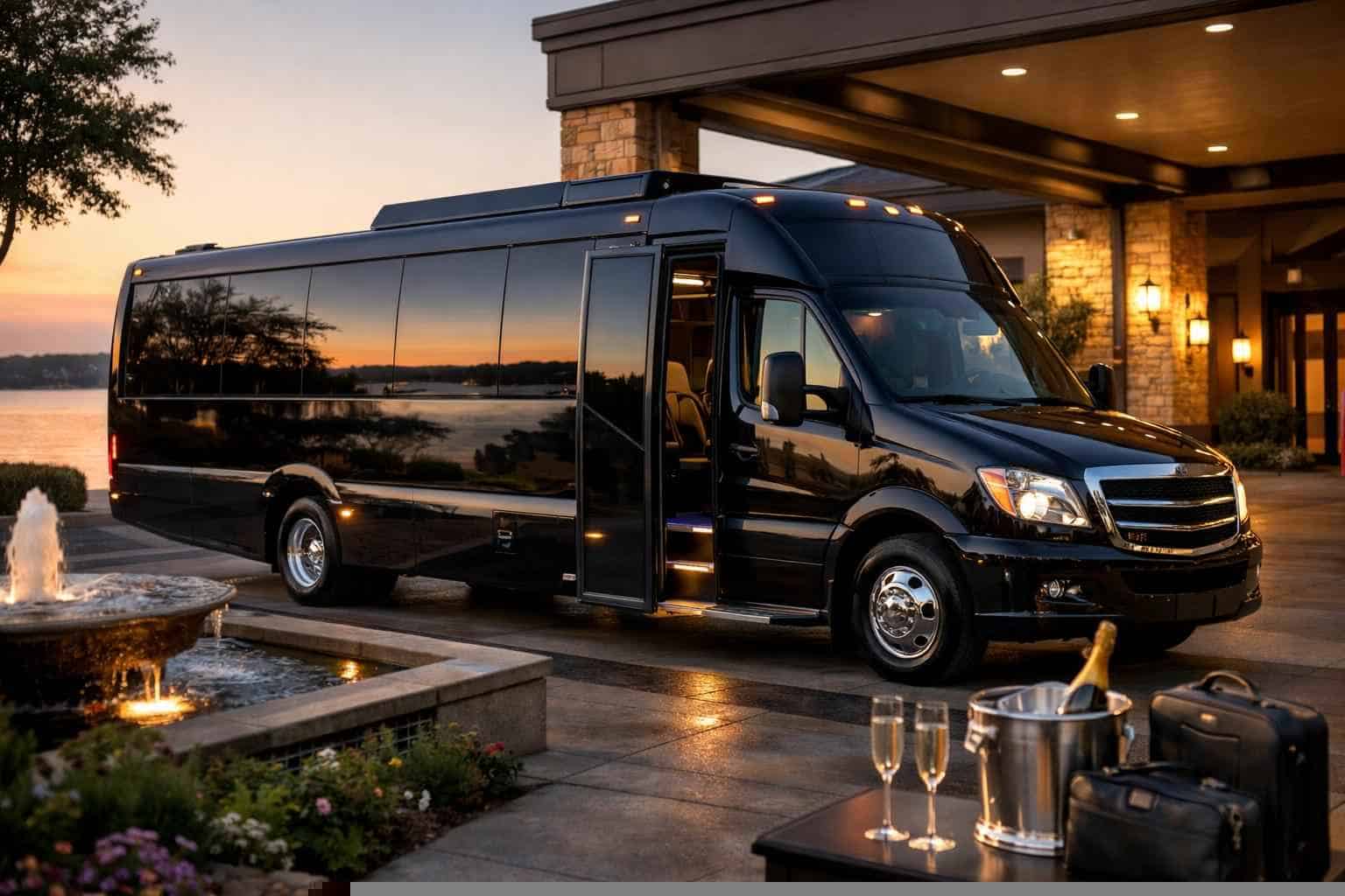Luxury Shuttle Bus Rentals in Lake Worth TX