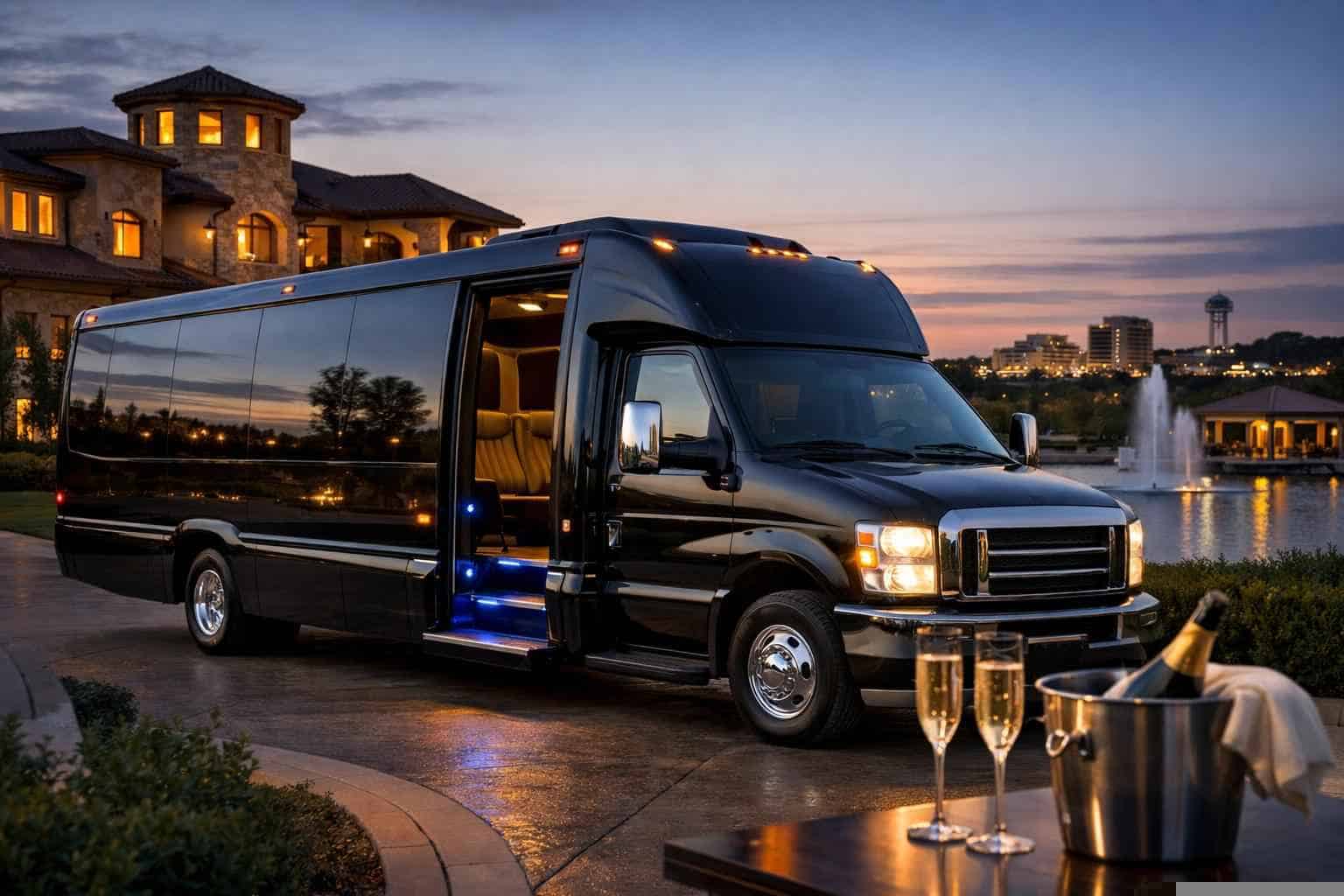 Luxury Shuttle Bus Rentals in Mansfield TX