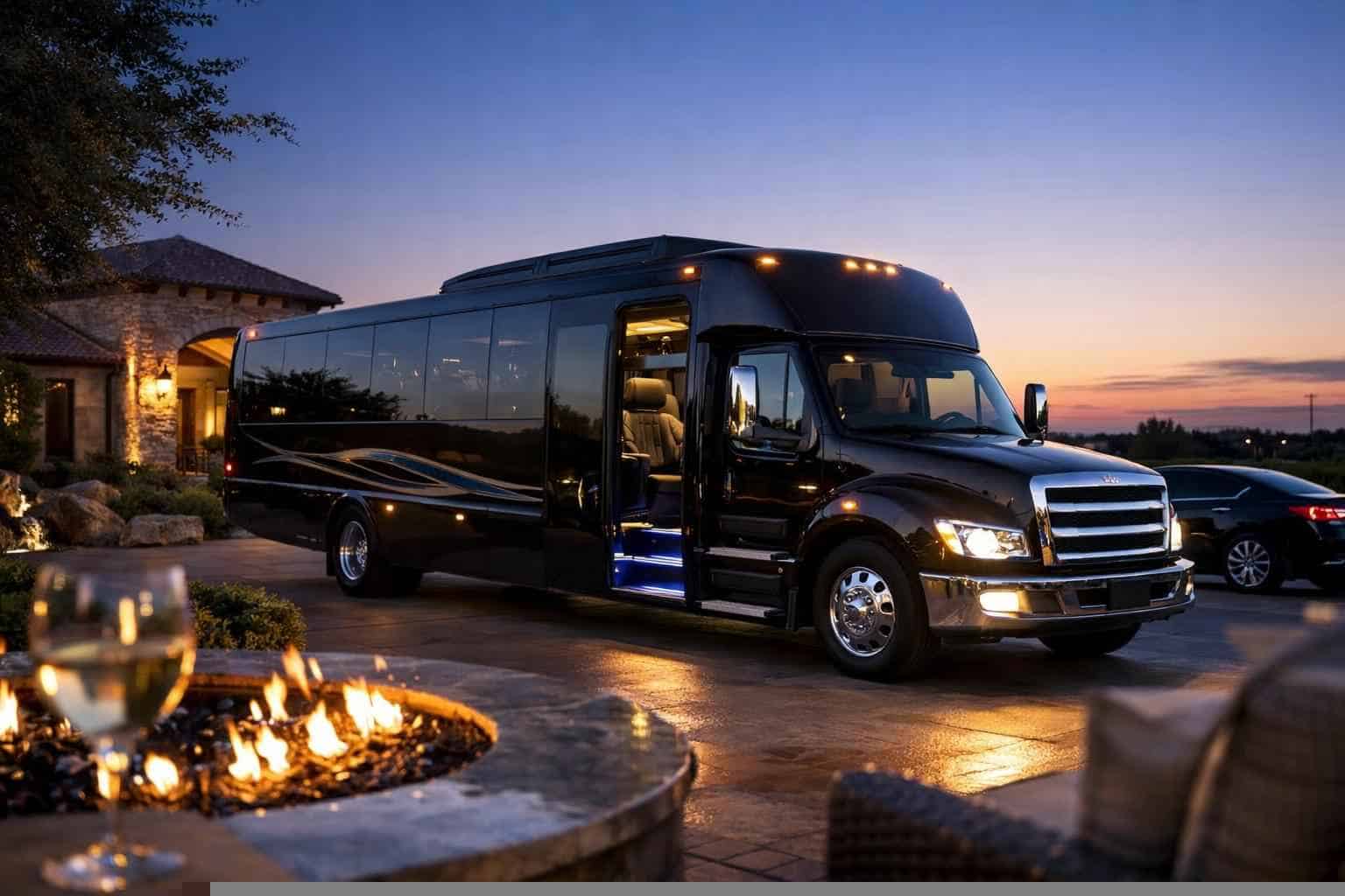 Luxury Shuttle Bus Rentals in Saginaw TX