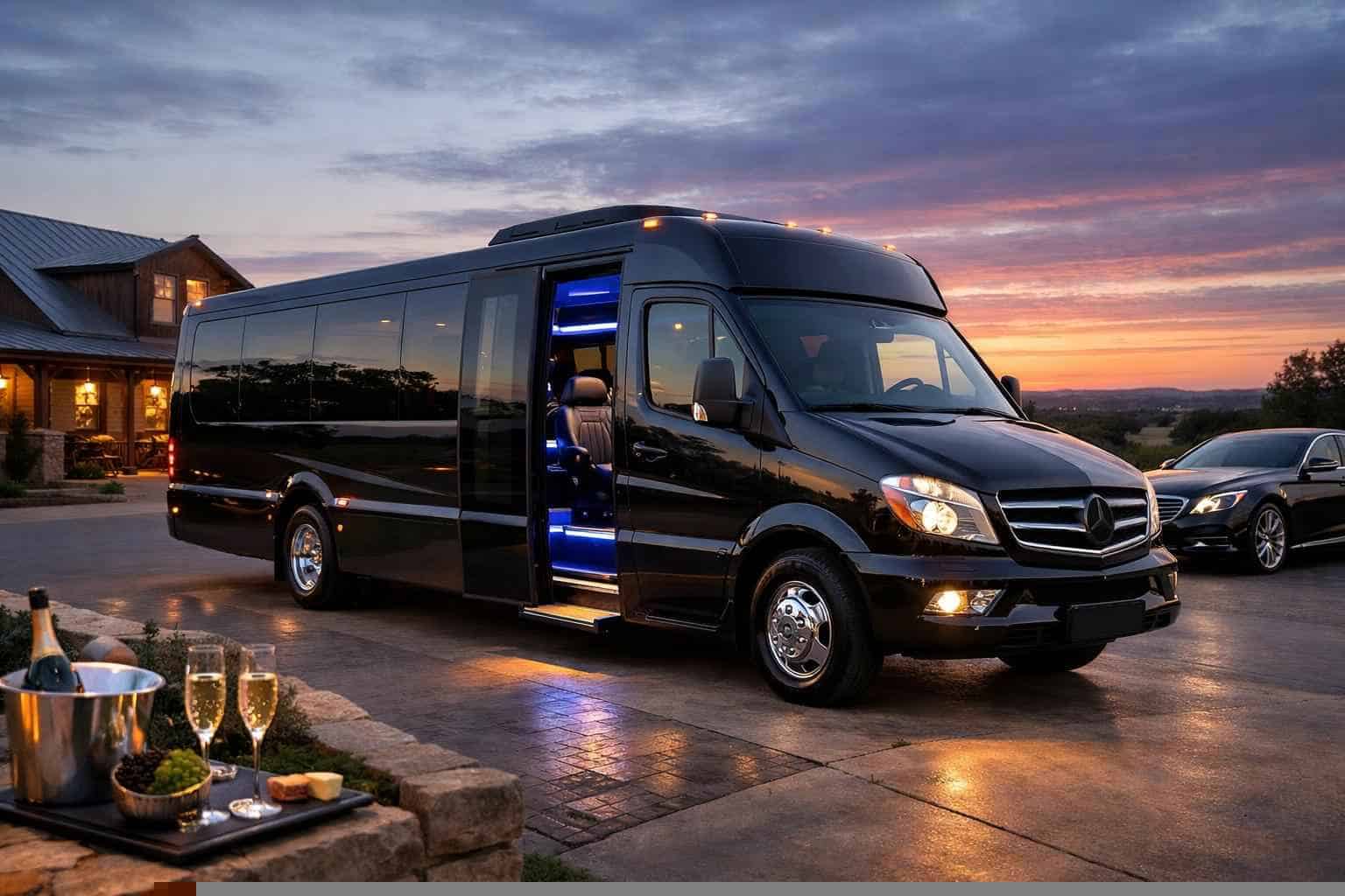 Luxury Shuttle Bus Rentals in Weatherford TX