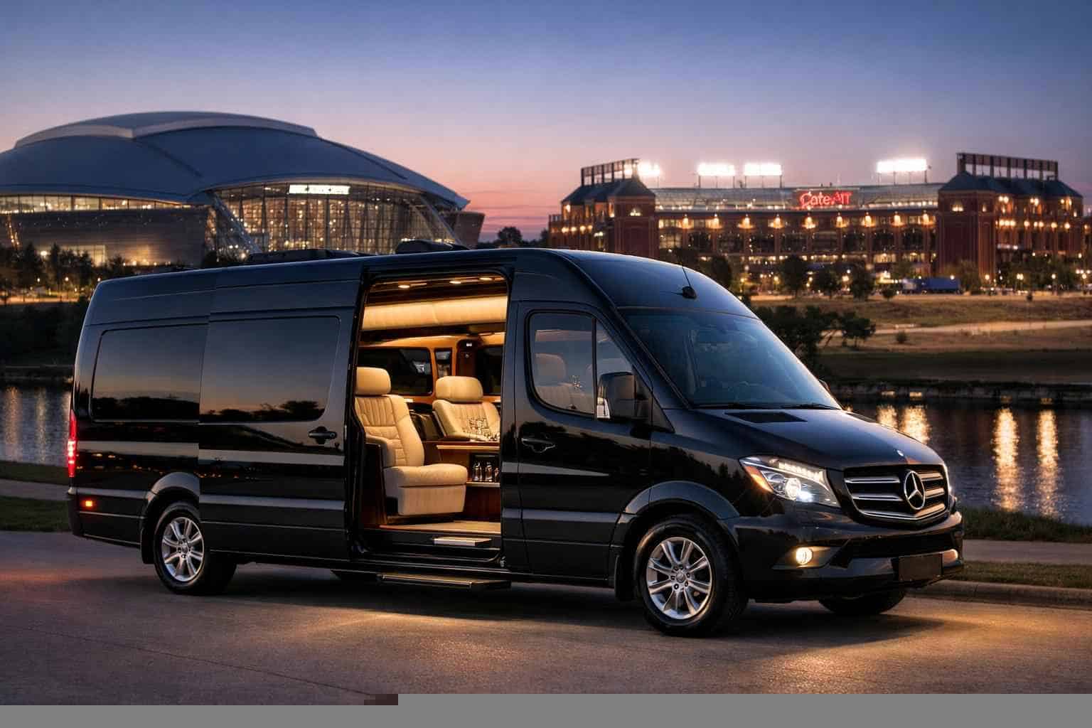 Sprinter Van Rental With Driver In Arlington Texas Luxury Sprinter Van Rentals in Arlington TX