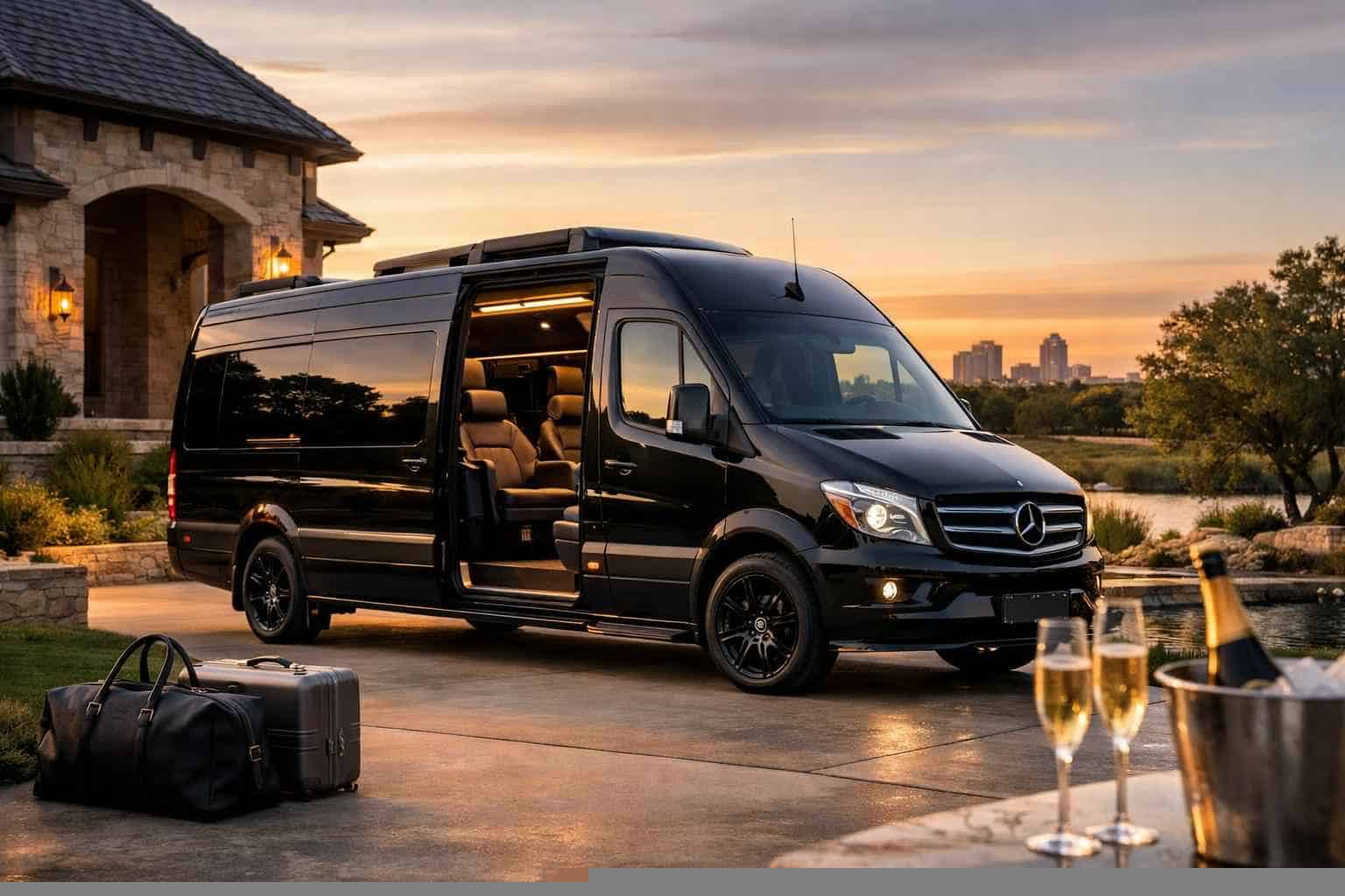 Sprinter Van Rental With Driver In Colleyville Texas Luxury Sprinter Van Rentals in Colleyville TX