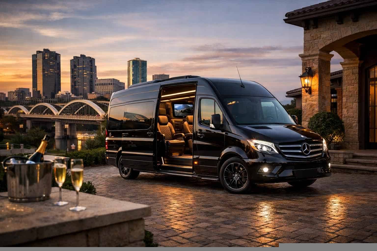 Passenger Van With Driver In Fort Worth Texas Luxury Van Rentals in Fort Worth TX
