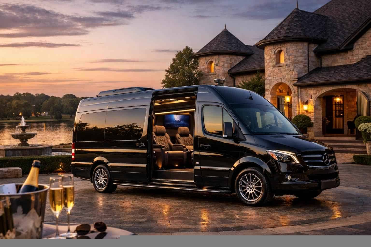 Passenger Van With Driver In Southlake Texas Luxury Van Rentals in Southlake TX