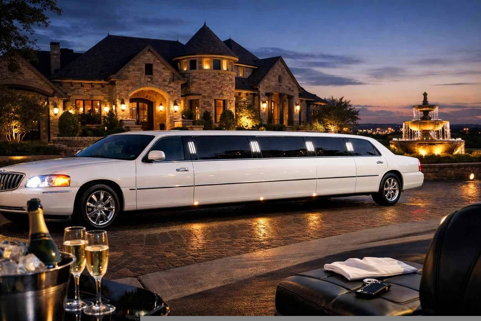 White Limo Rental In Keller Texas Luxury White Limo Rentals in Keller TX