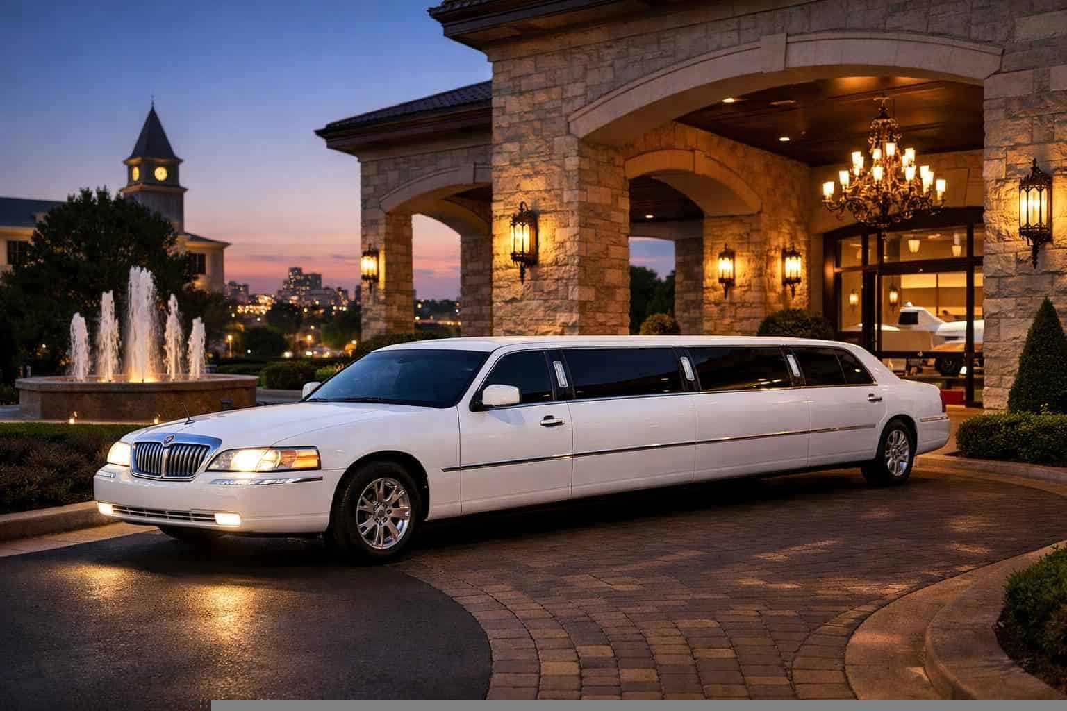 Luxury White Limo Rentals in White Settlement TX