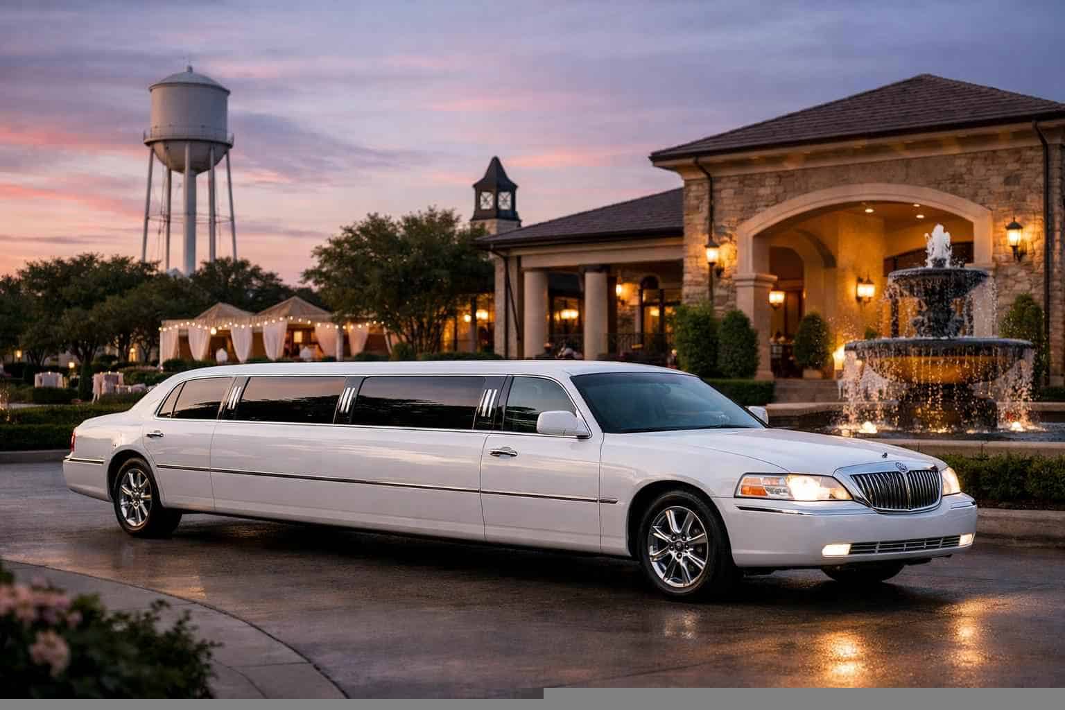 Mansfield TX White Limo Rentals for Special Events