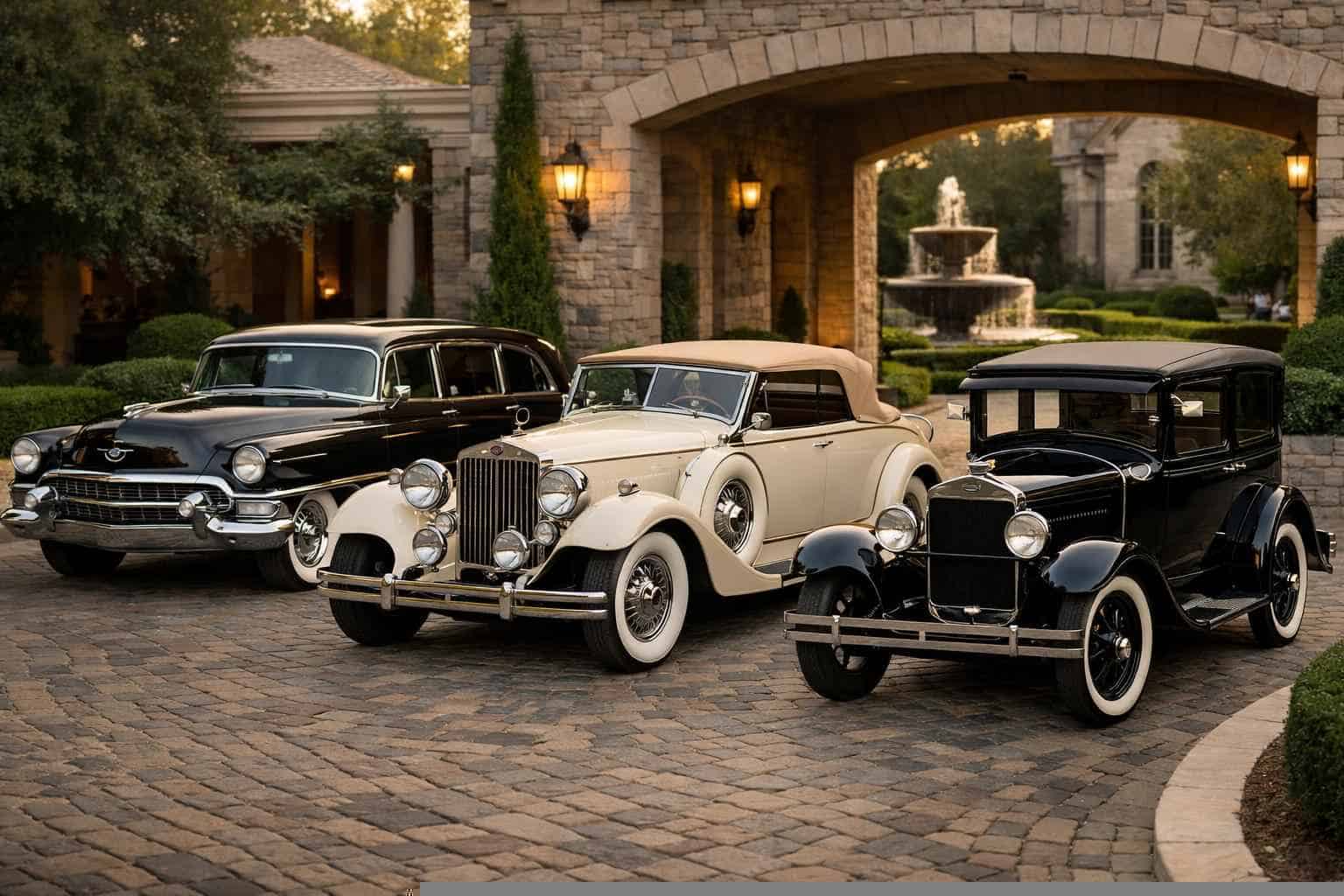 Antique Vehicle Rental With Driver In Arlington Texas Our Arlington Antique Vehicle Fleet Options