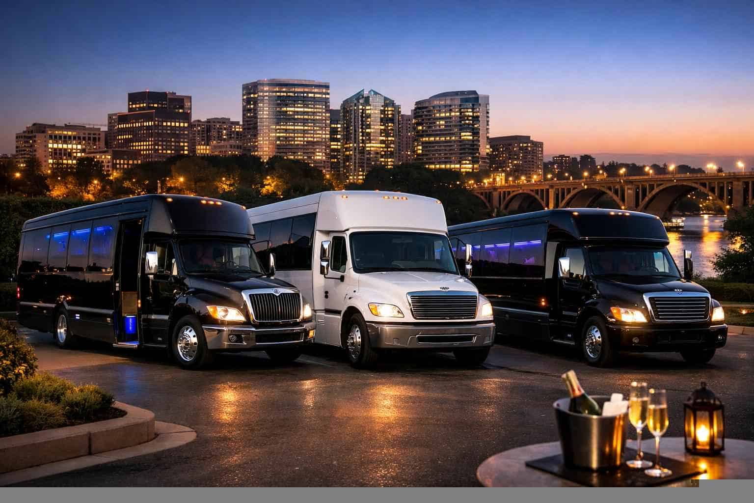 Our Arlington Limo Bus Fleet Options