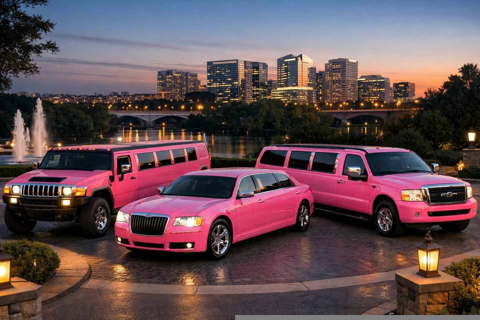 Pink Limo Rental In Arlington Texas Our Arlington Pink Limo Fleet Options