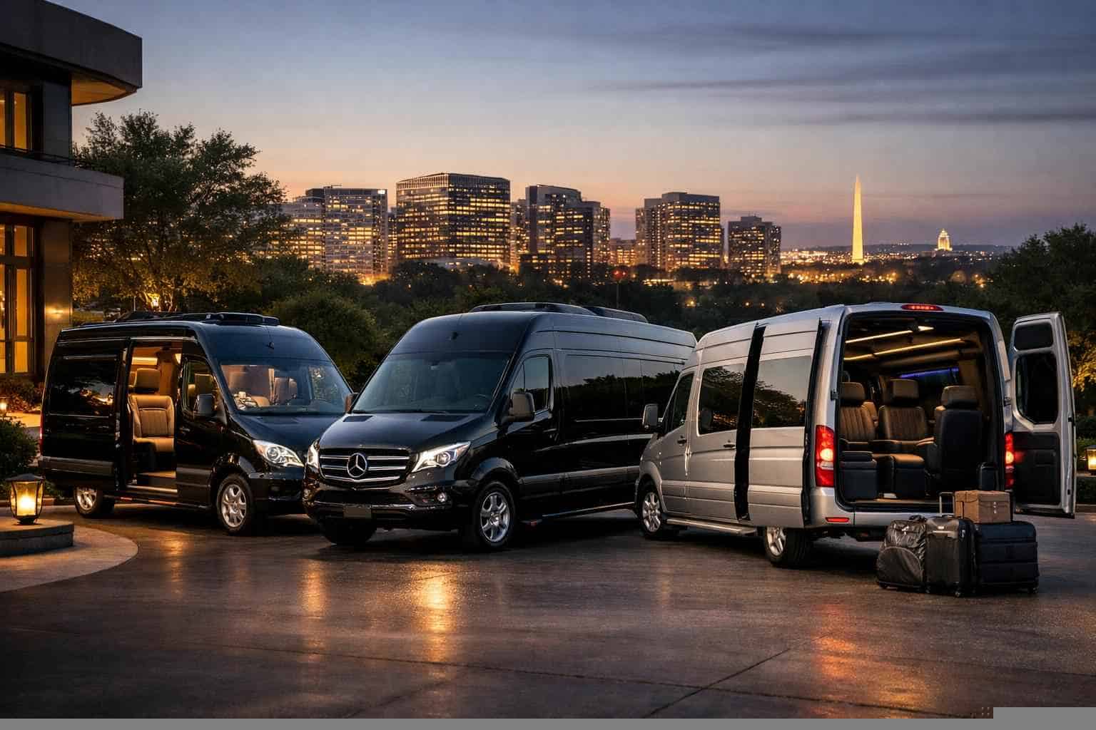 Sprinter Van Rental With Driver In Arlington Texas Our Arlington Sprinter Van Fleet Options